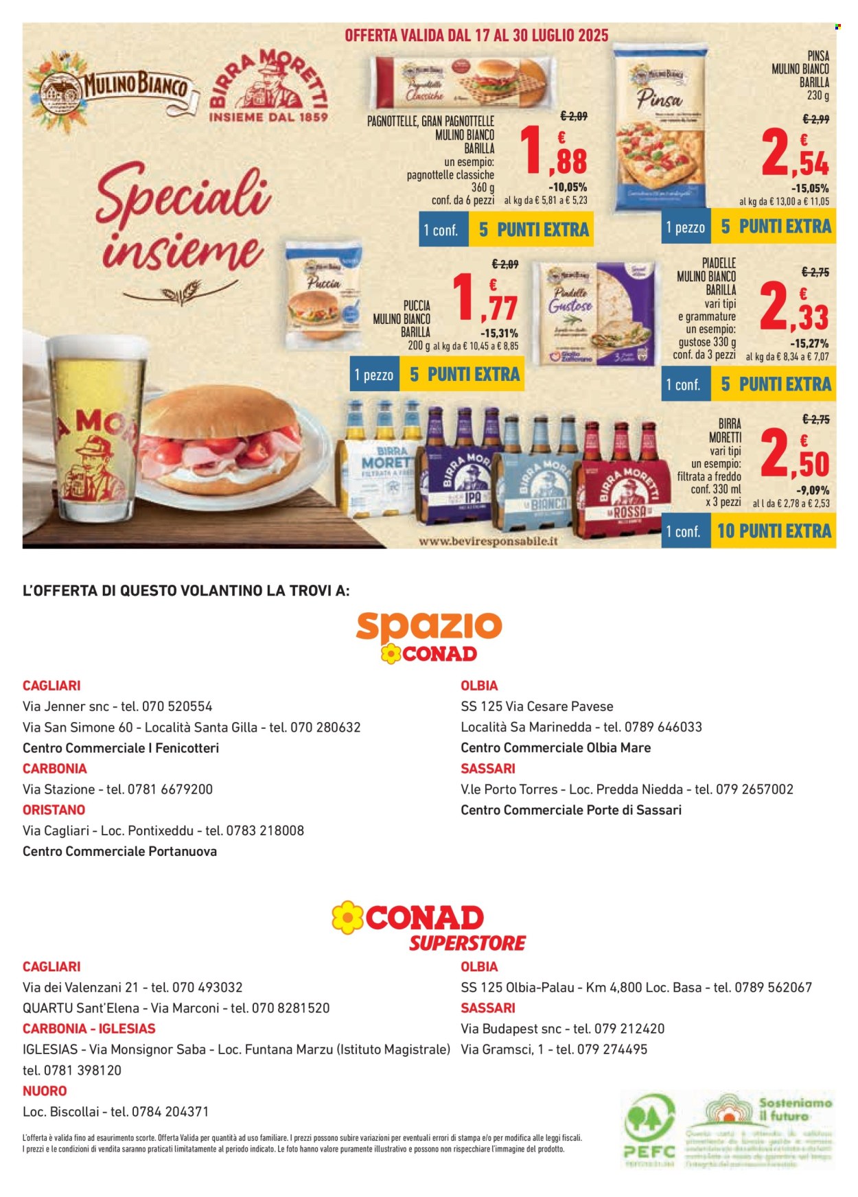 Volantino Conad - 17/7/2025 - 13/8/2025. Pagina 16