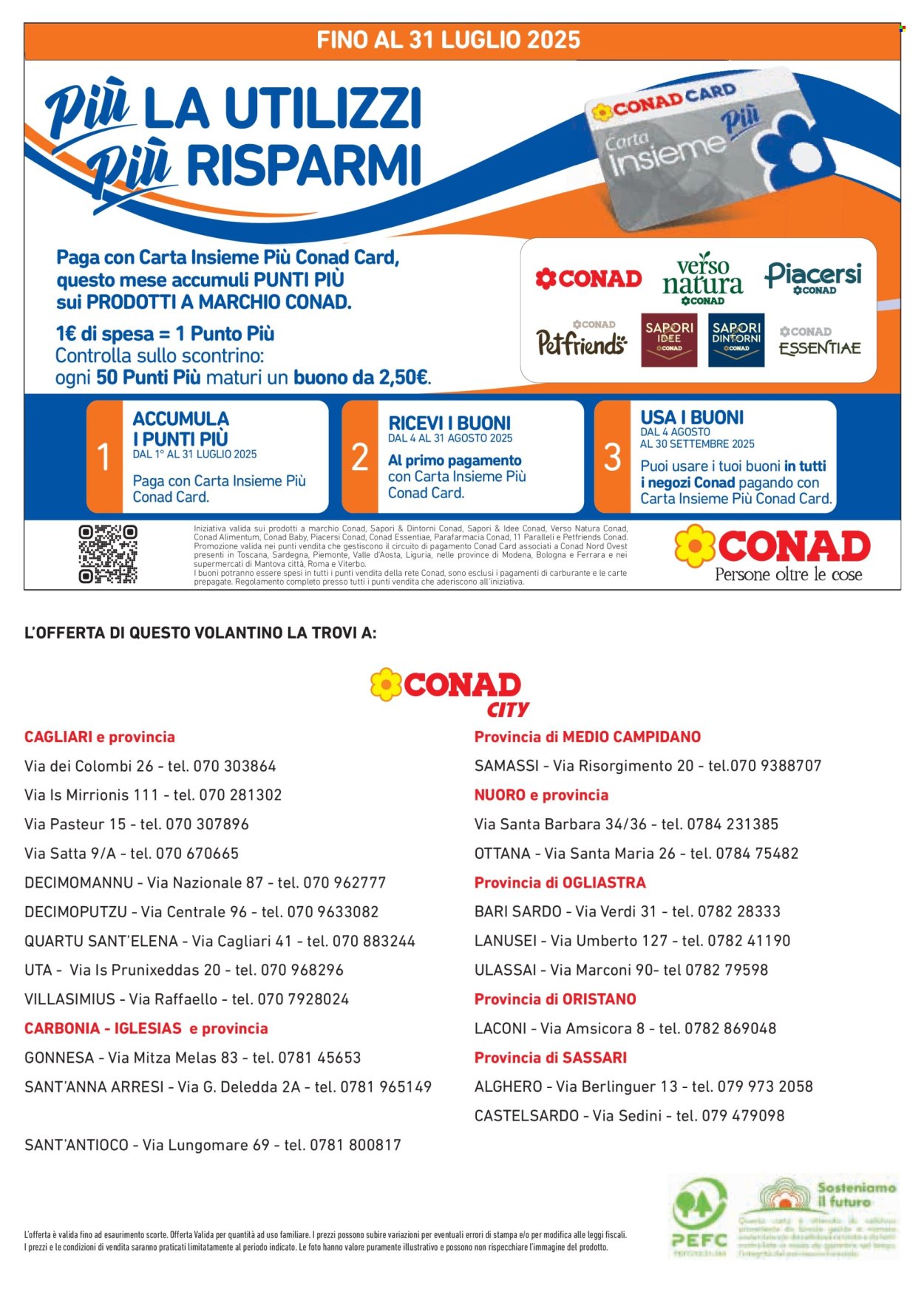 Volantino Conad - 17/7/2025 - 13/8/2025. Pagina 8
