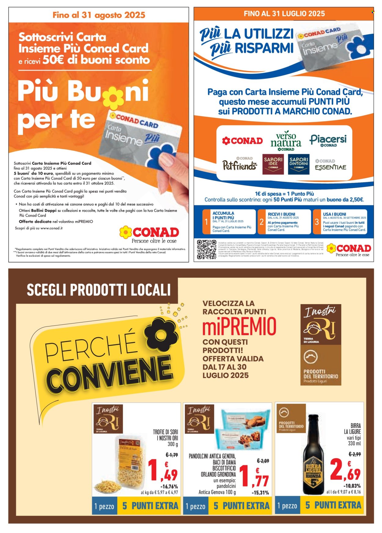 Volantino Conad - 17/7/2025 - 13/8/2025. Pagina 3
