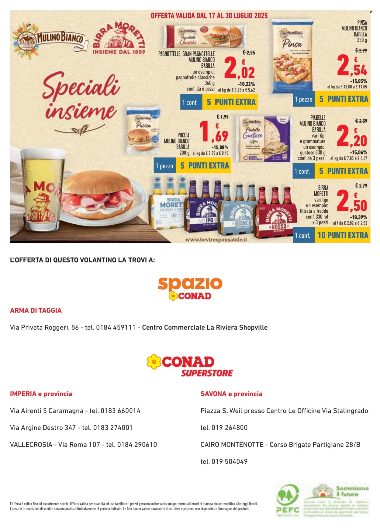 Volantino Conad - 17/7/2025 - 13/8/2025. Pagina 16