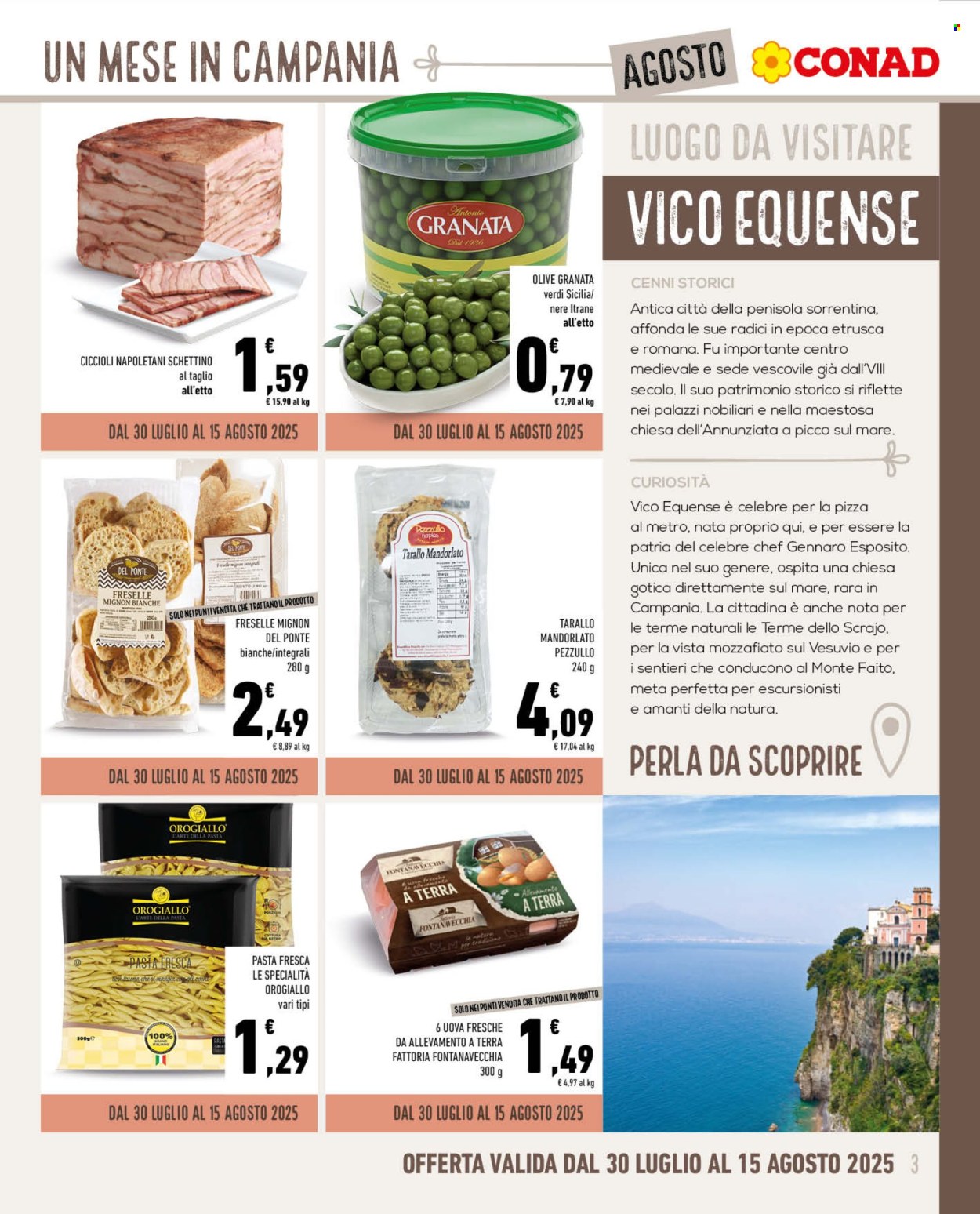 Volantino Conad - 30/7/2025 - 31/8/2025. Pagina 3