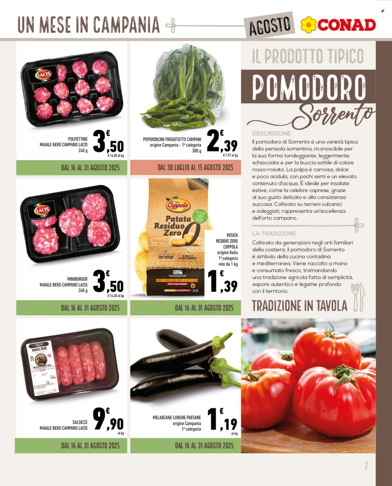 Volantino Conad - 30/7/2025 - 31/8/2025. Pagina 7
