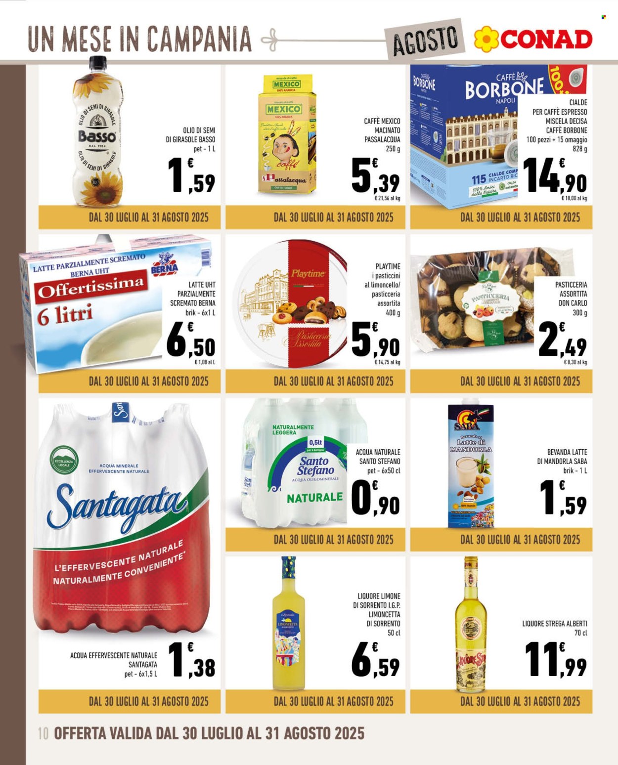 Volantino Conad - 30/7/2025 - 31/8/2025. Pagina 10