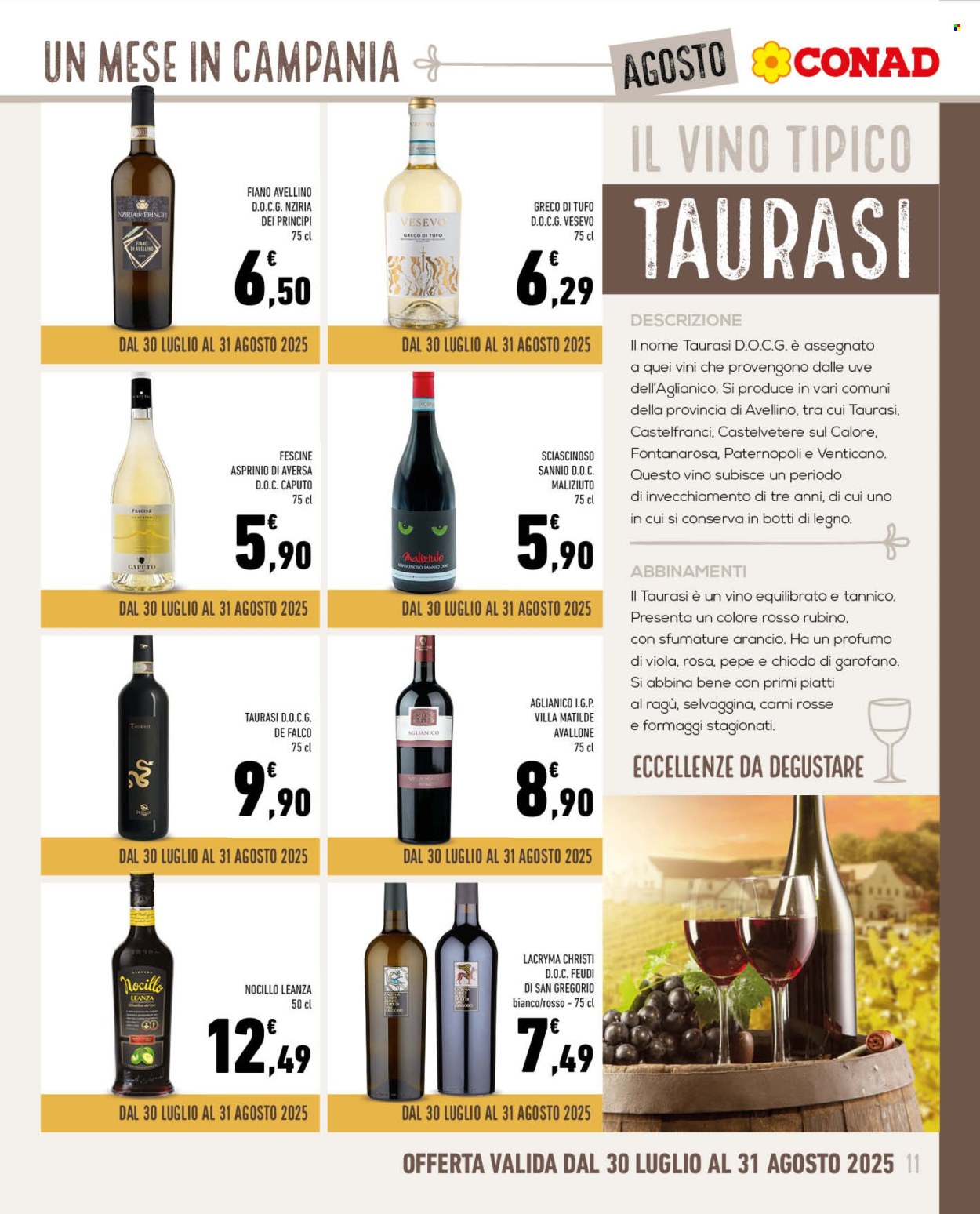 Volantino Conad - 30/7/2025 - 31/8/2025. Pagina 11