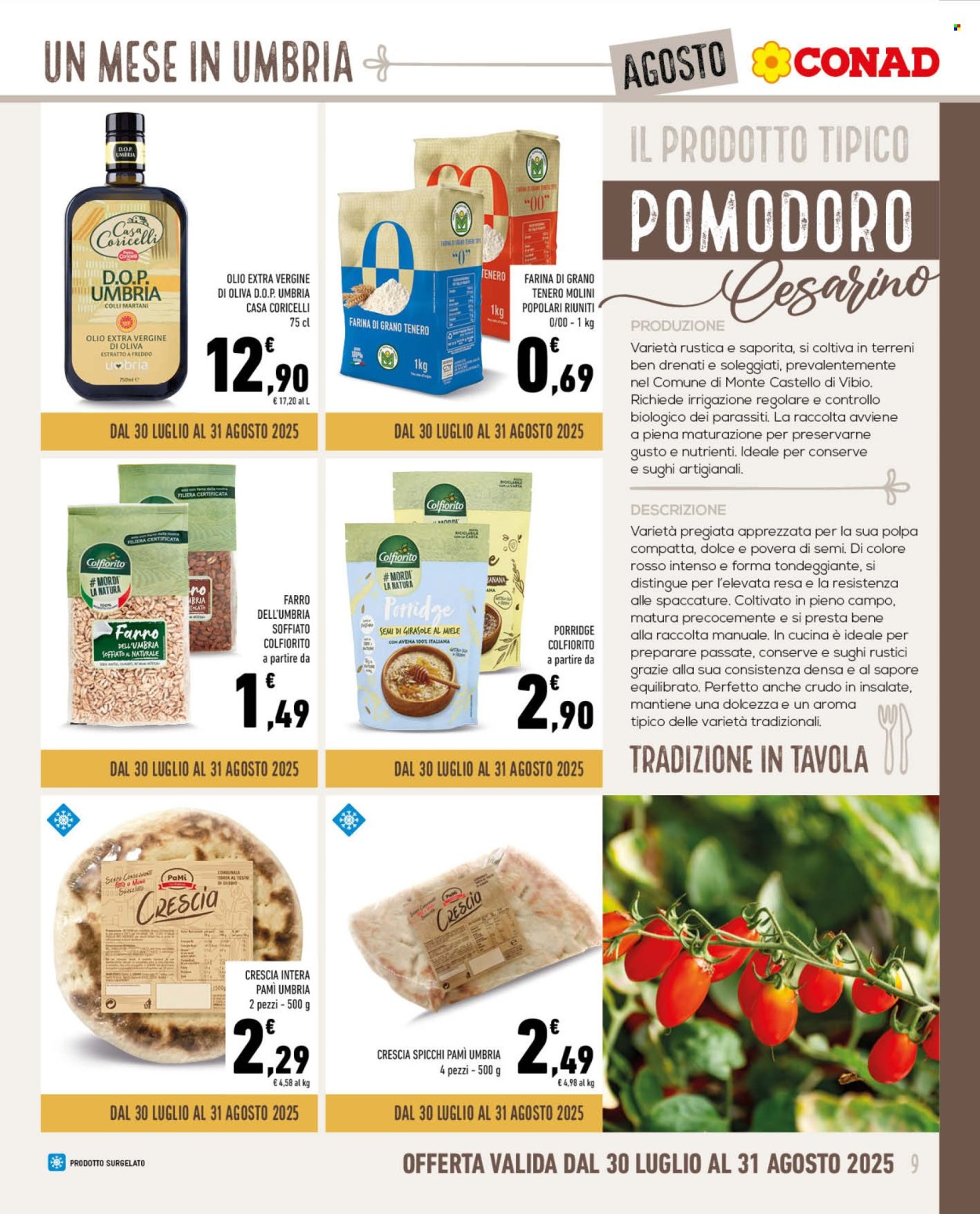 Volantino Conad - 30/7/2025 - 31/8/2025. Pagina 9