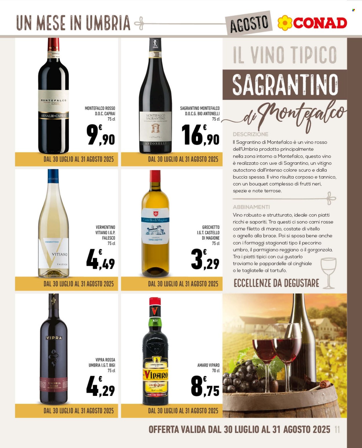 Volantino Conad - 30/7/2025 - 31/8/2025. Pagina 11