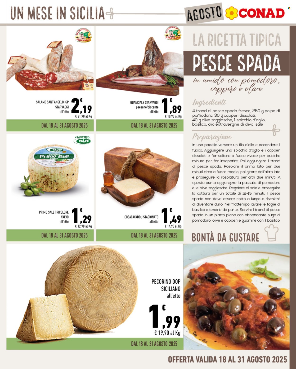 Volantino Conad - 30/7/2025 - 31/8/2025. Pagina 5