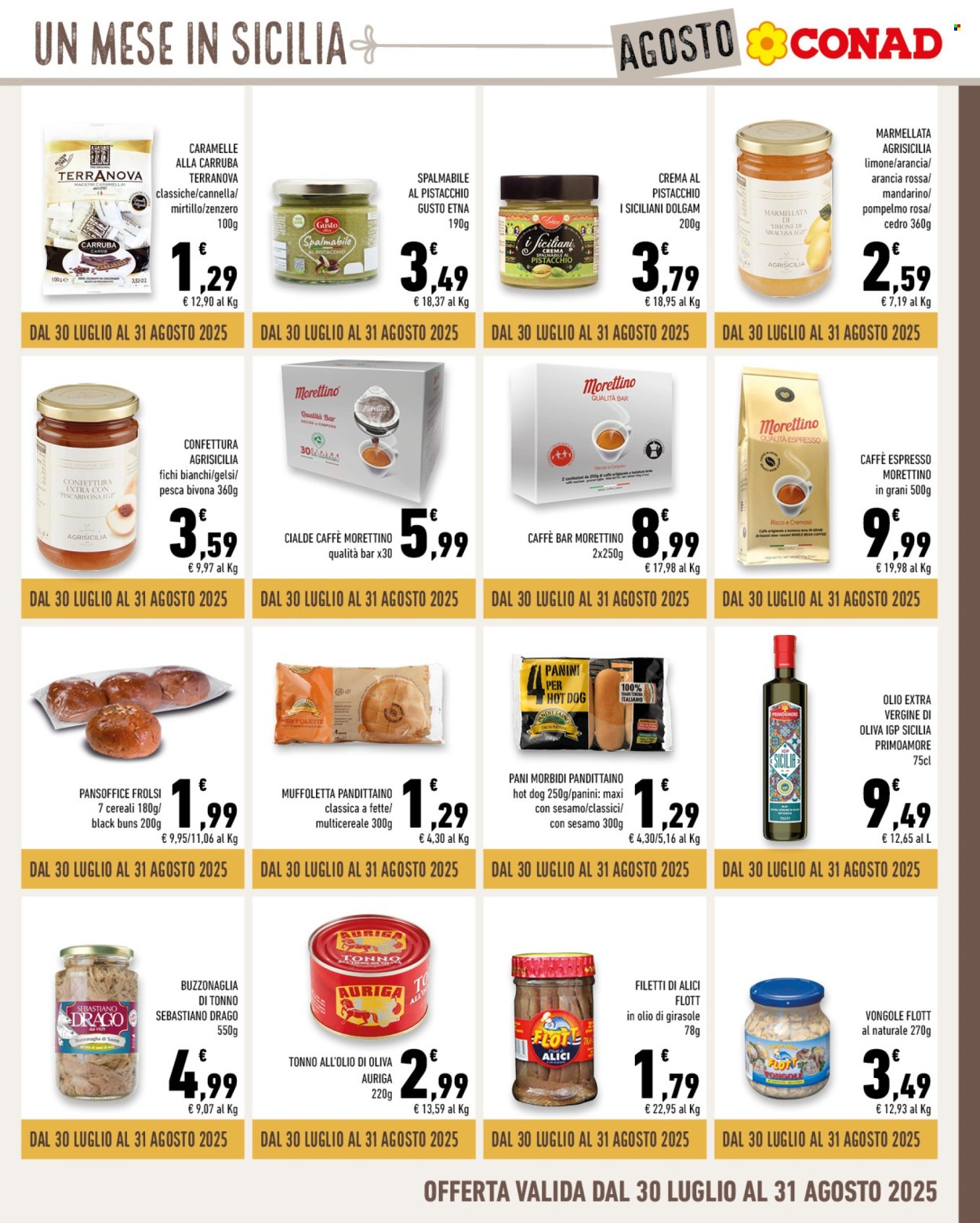 Volantino Conad - 30/7/2025 - 31/8/2025. Pagina 9