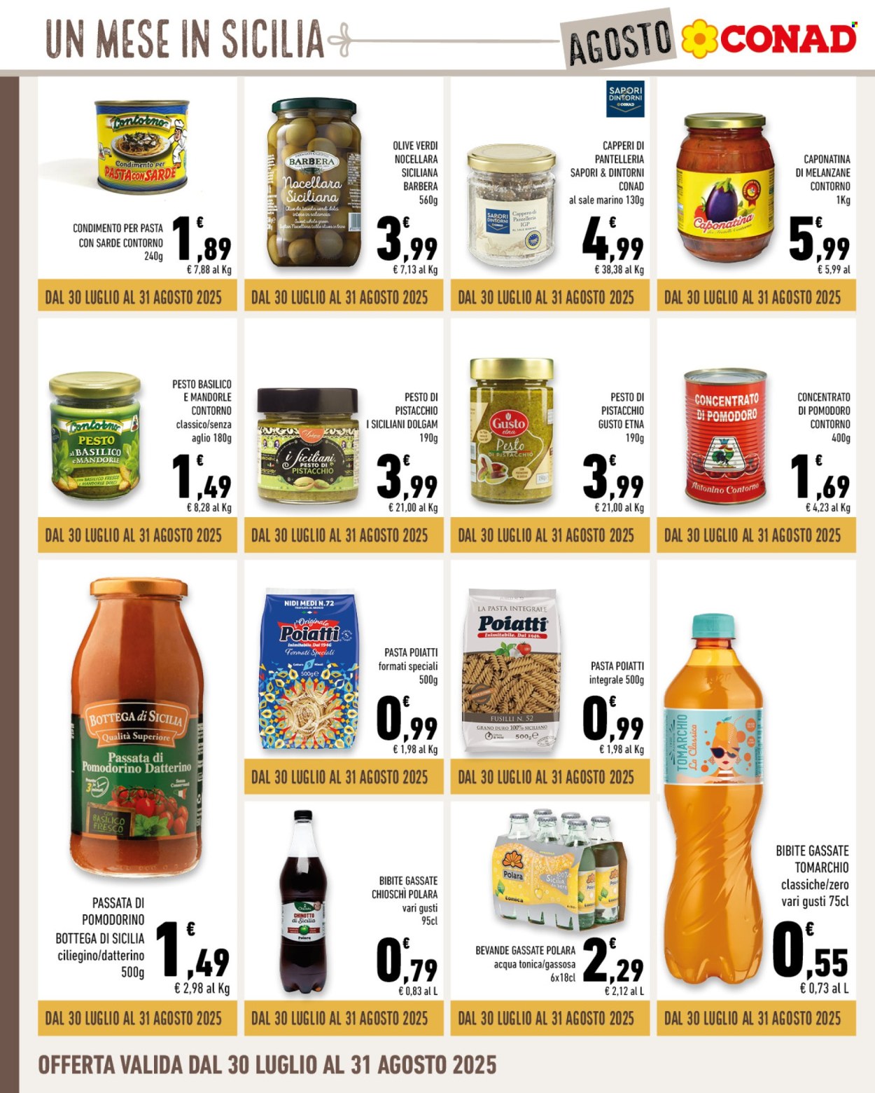 Volantino Conad - 30/7/2025 - 31/8/2025. Pagina 10
