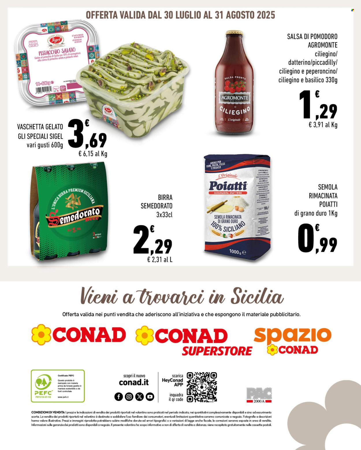 Volantino Conad - 30/7/2025 - 31/8/2025. Pagina 12