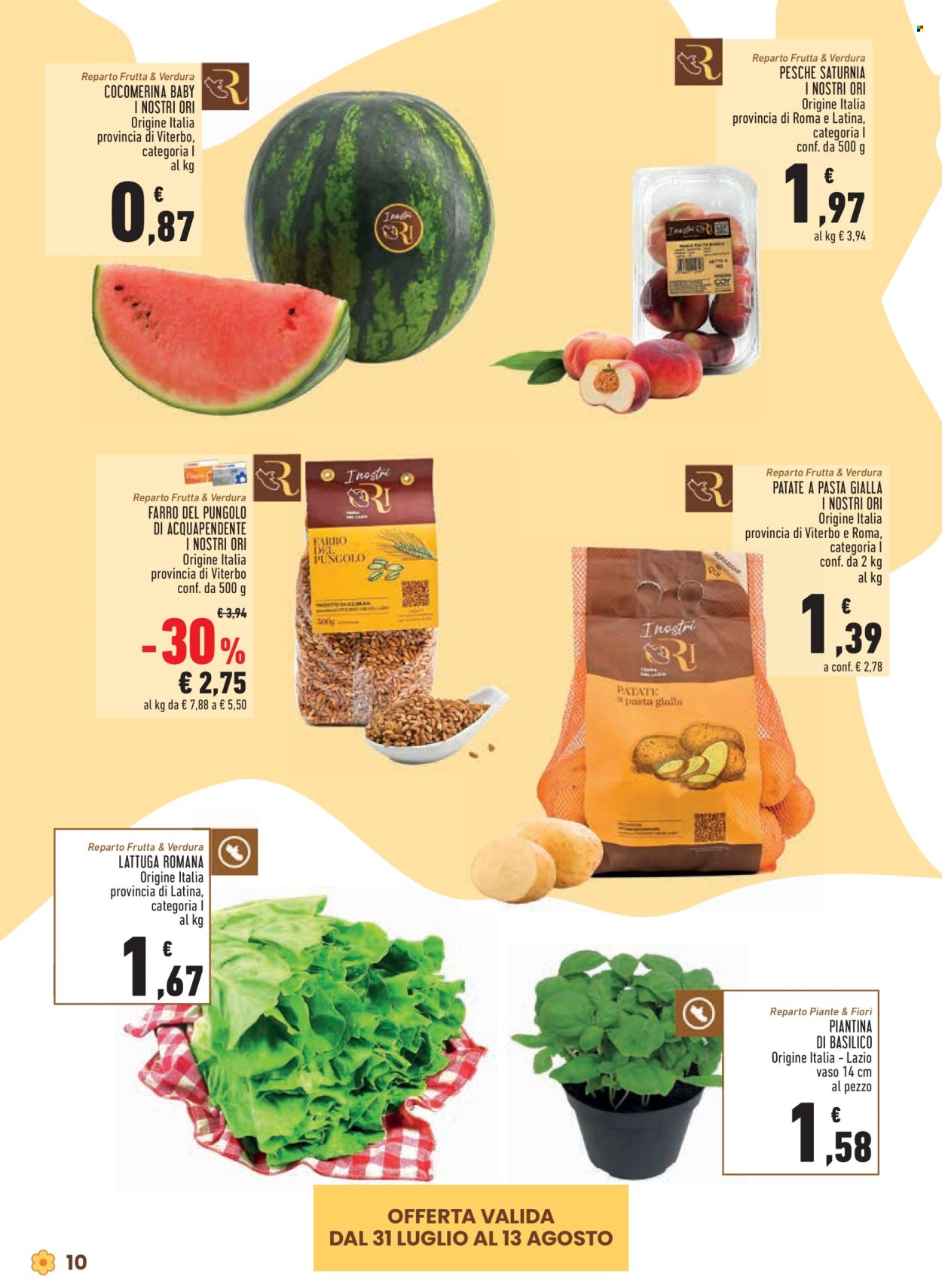 Volantino Conad - 31/7/2025 - 13/8/2025. Pagina 10