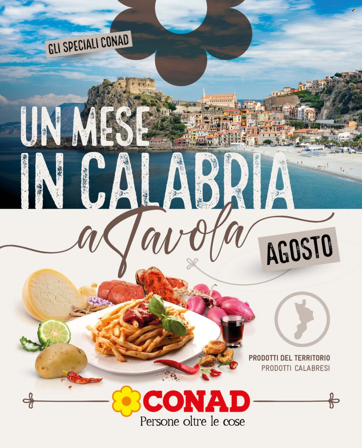 Volantino Conad - 30/7/2025 - 31/8/2025. Pagina 1