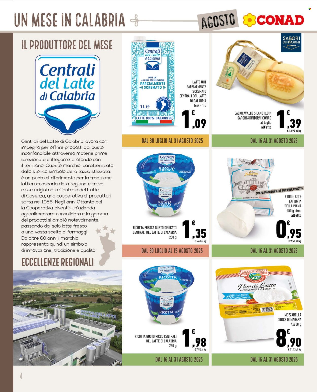 Volantino Conad - 30/7/2025 - 31/8/2025. Pagina 4