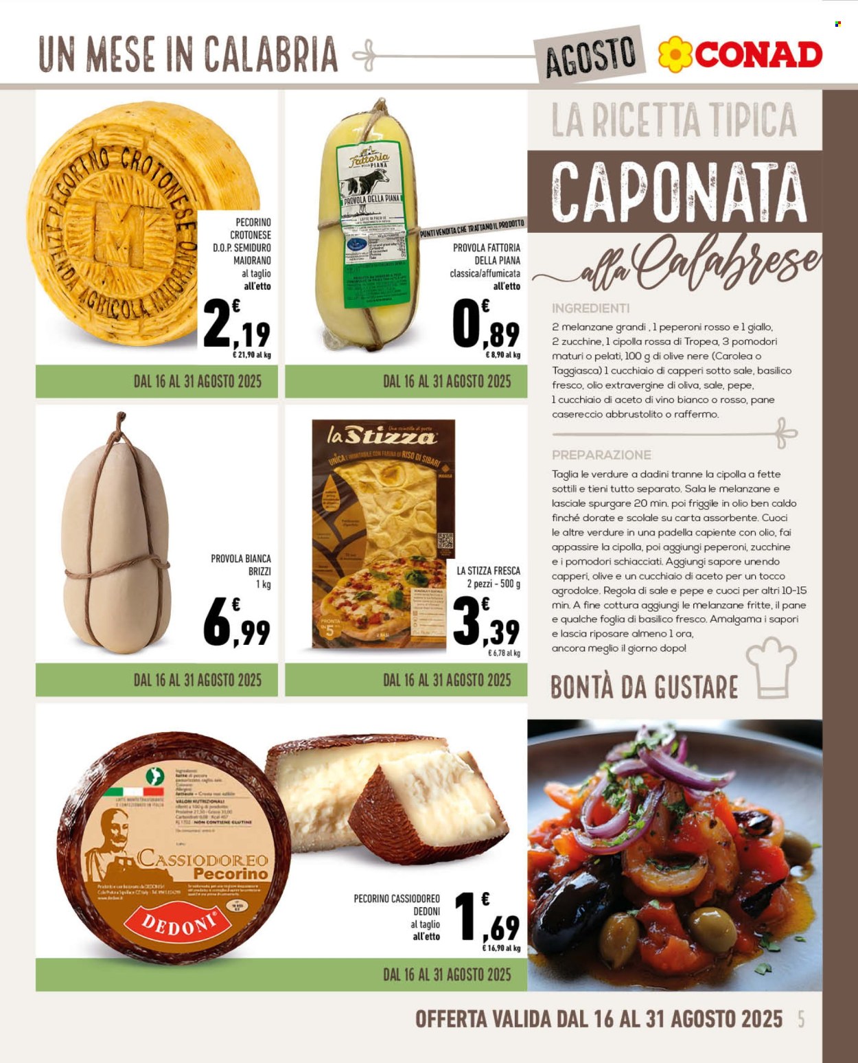 Volantino Conad - 30/7/2025 - 31/8/2025. Pagina 5