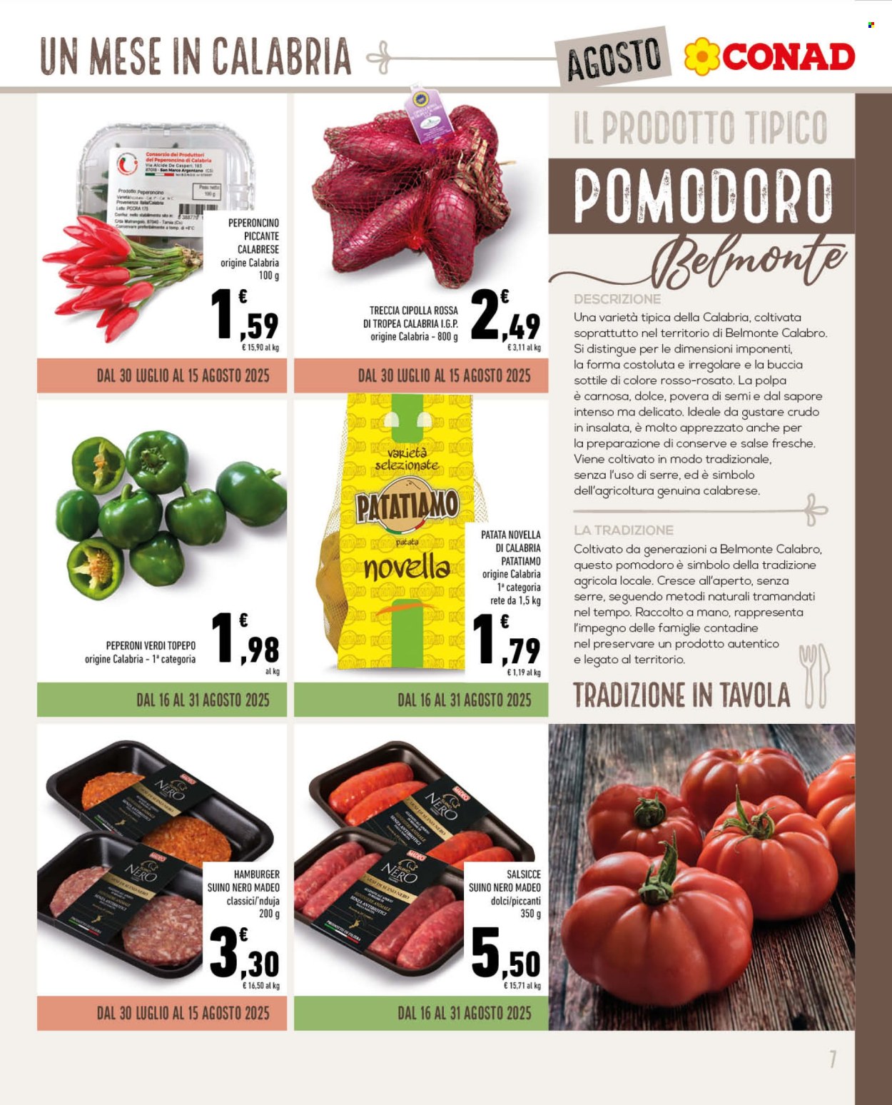 Volantino Conad - 30/7/2025 - 31/8/2025. Pagina 7