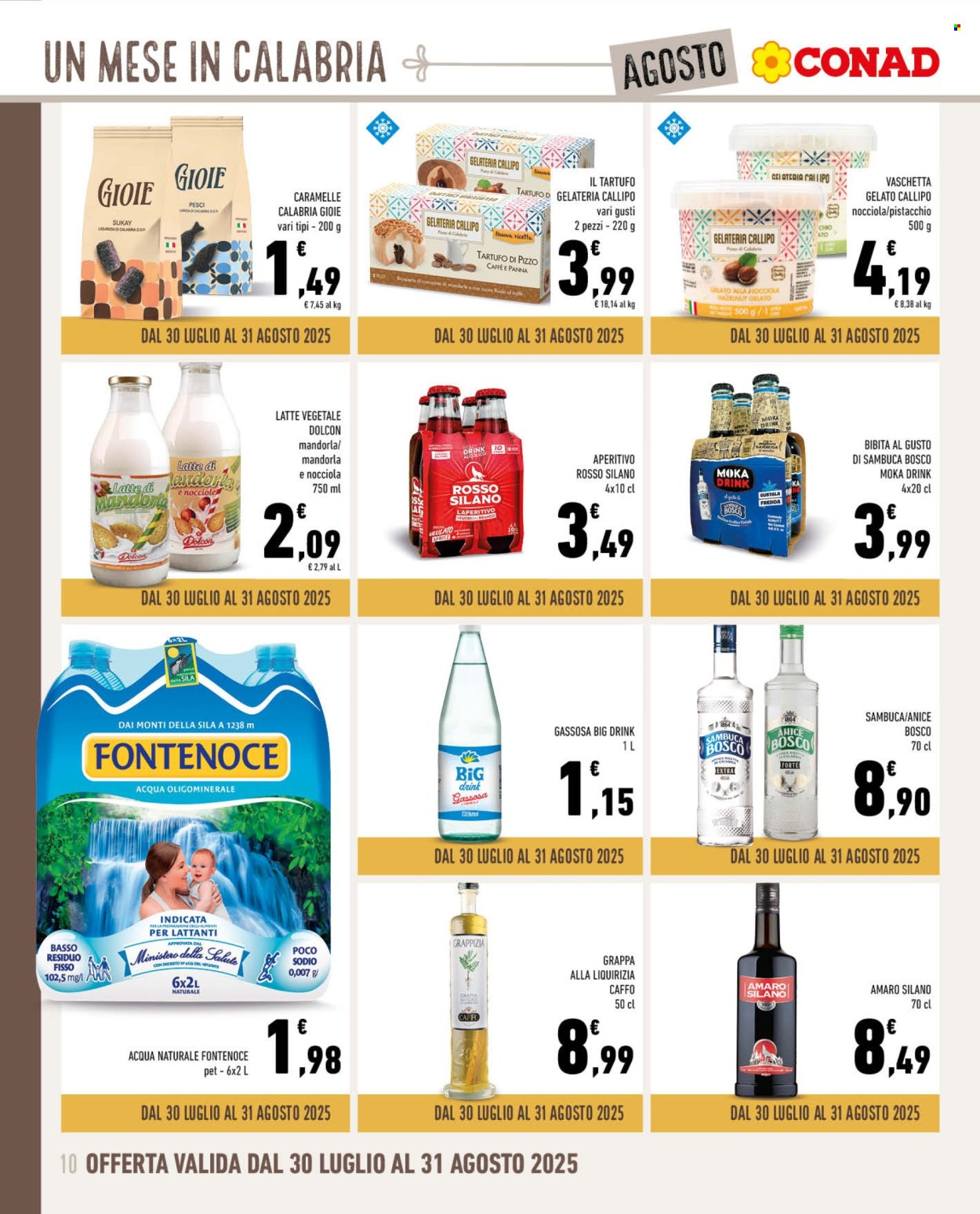Volantino Conad - 30/7/2025 - 31/8/2025. Pagina 10