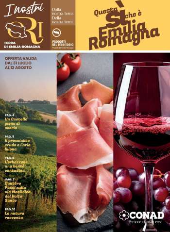 Volantino Conad - 31/7/2025 - 13/8/2025.