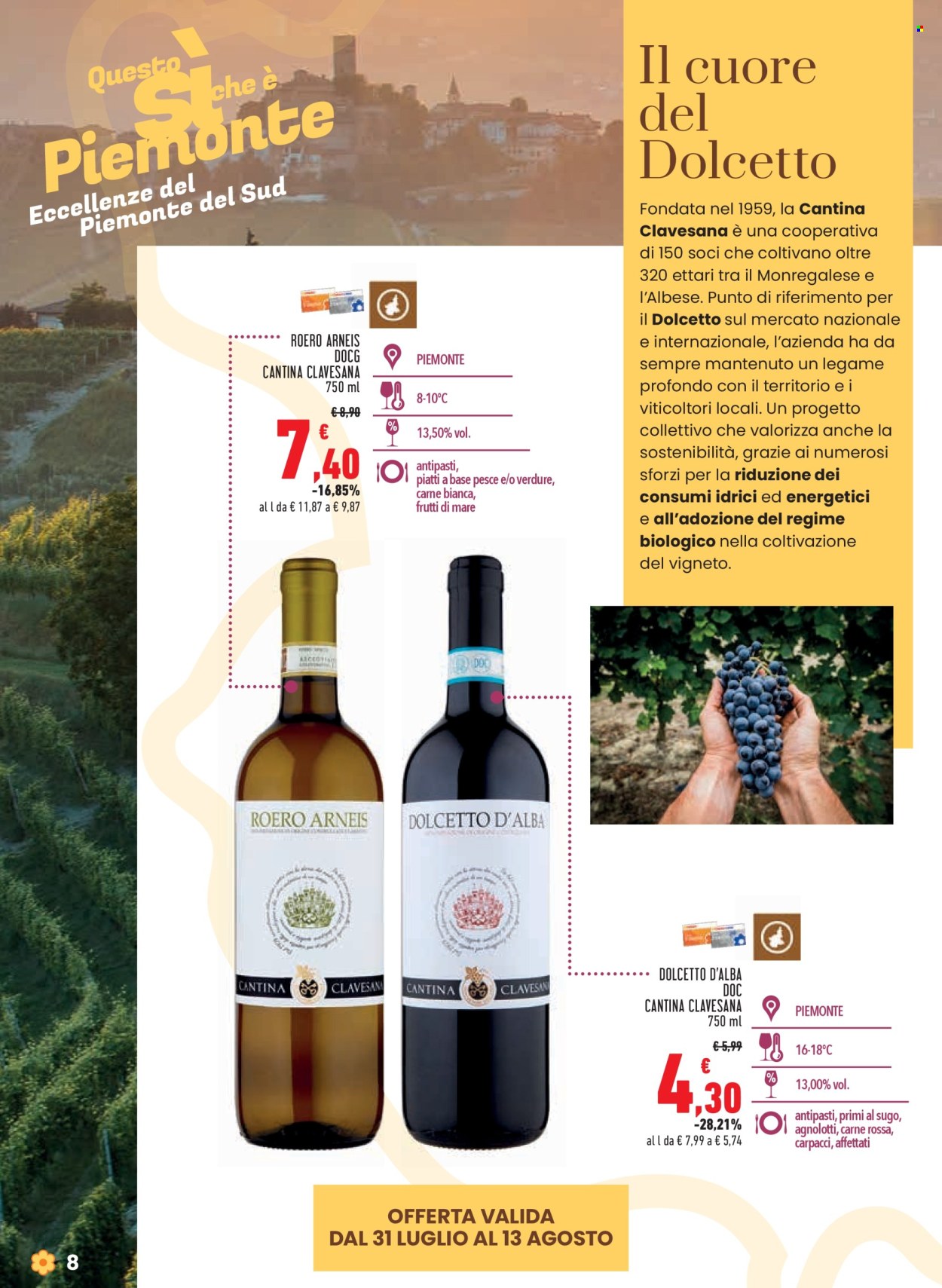 Volantino Conad - 31/7/2025 - 13/8/2025. Pagina 8