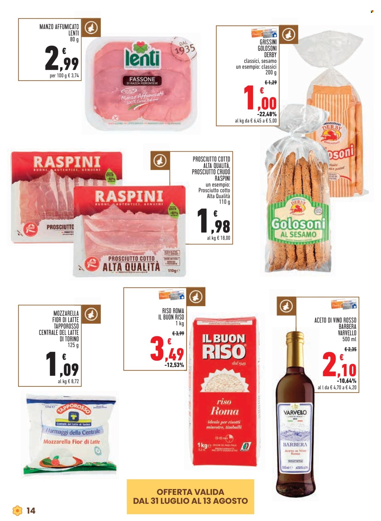 Volantino Conad - 31/7/2025 - 13/8/2025. Pagina 14