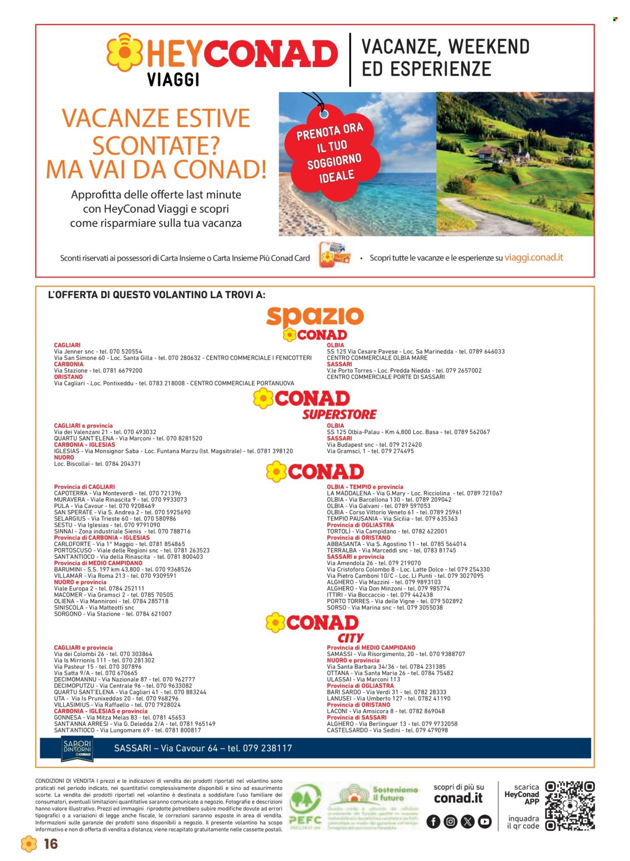Volantino Conad - 31/7/2025 - 13/8/2025. Pagina 16