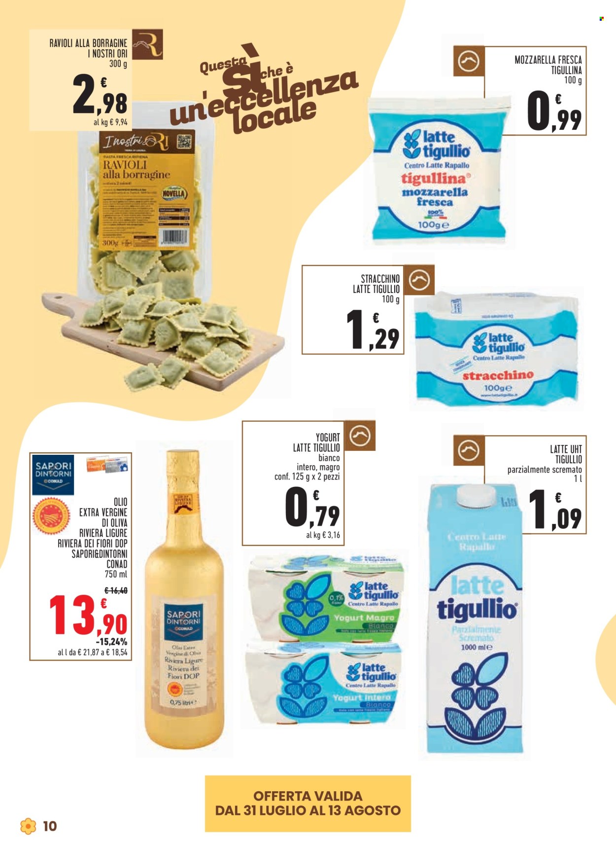 Volantino Conad - 31/7/2025 - 13/8/2025. Pagina 10