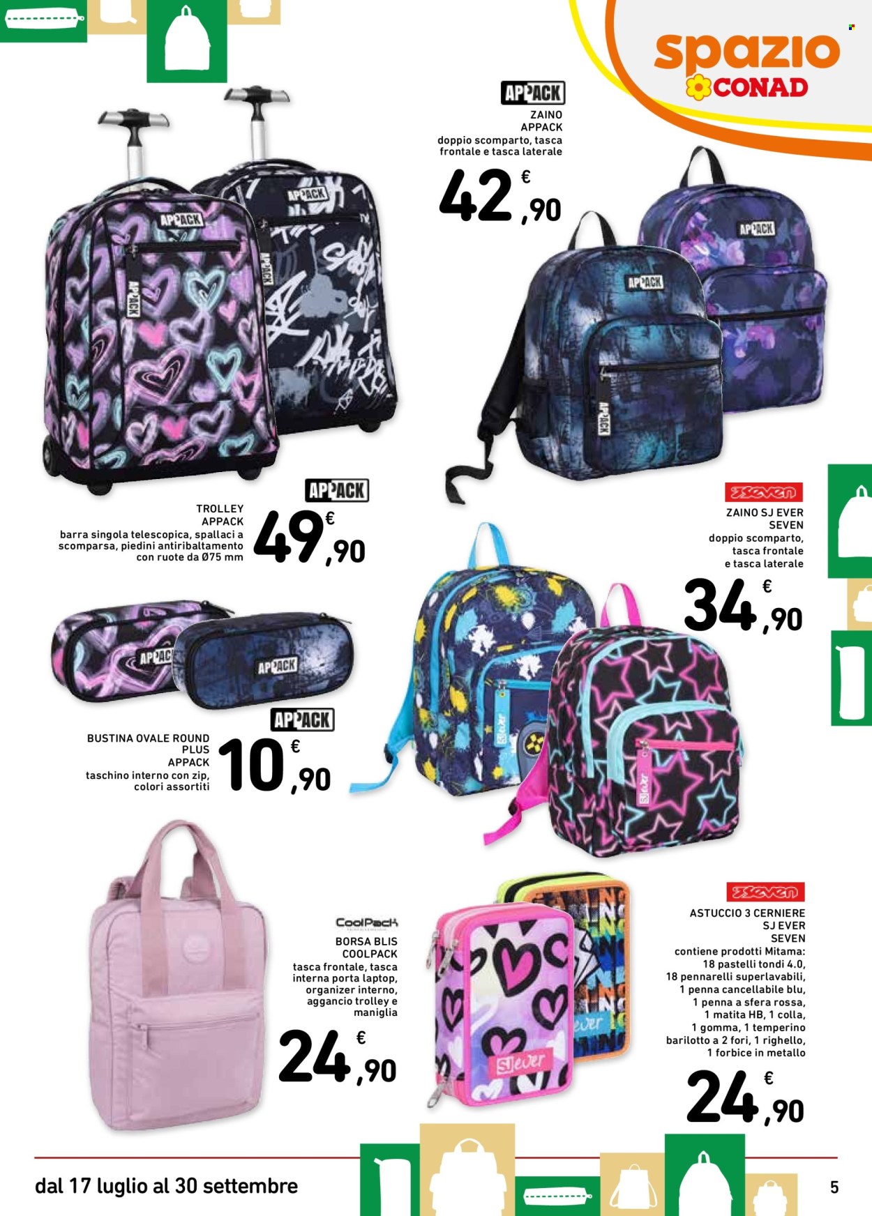Volantino Spazio Conad - 17/7/2025 - 30/9/2025. Pagina 5