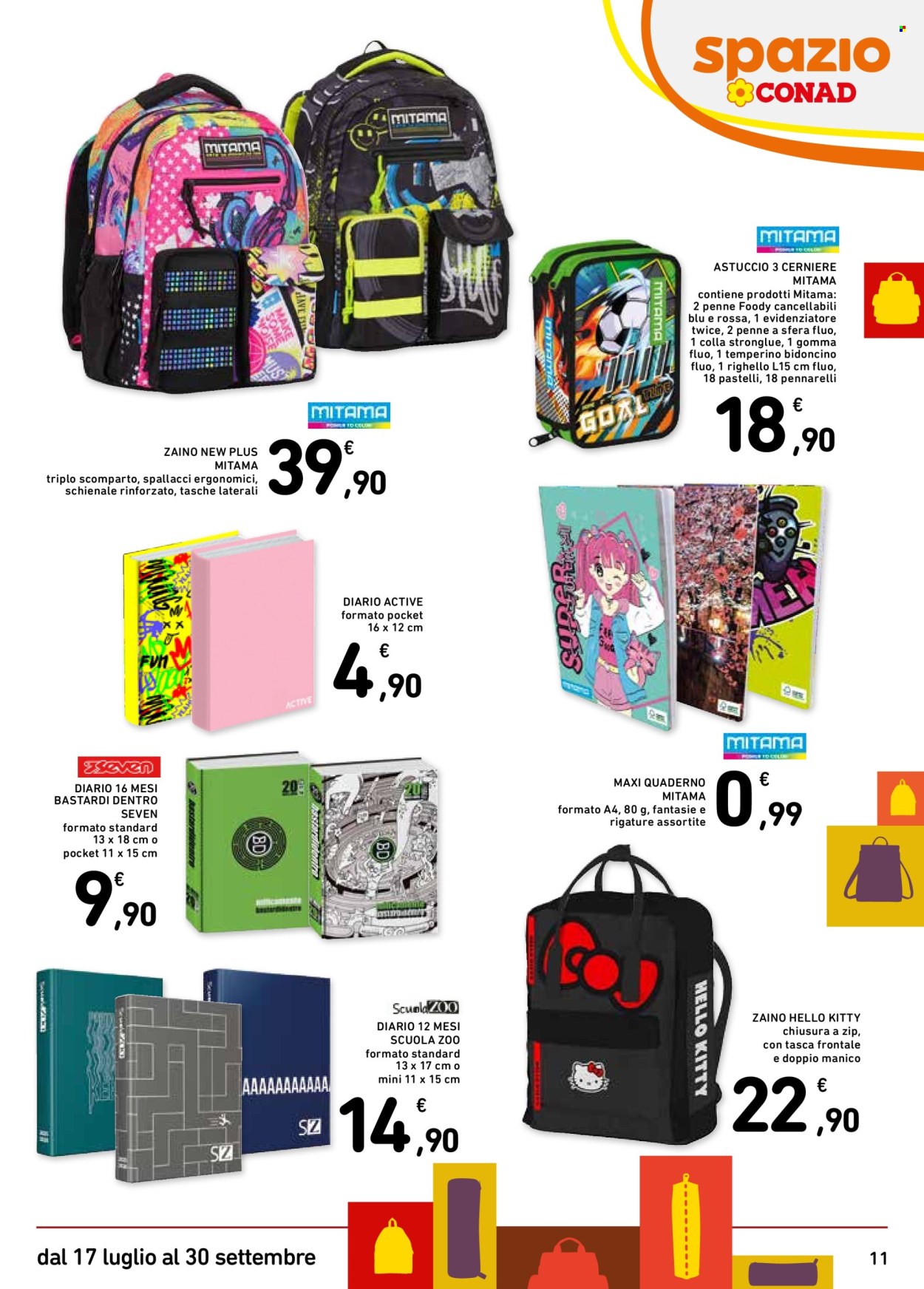 Volantino Spazio Conad - 17/7/2025 - 30/9/2025. Pagina 11