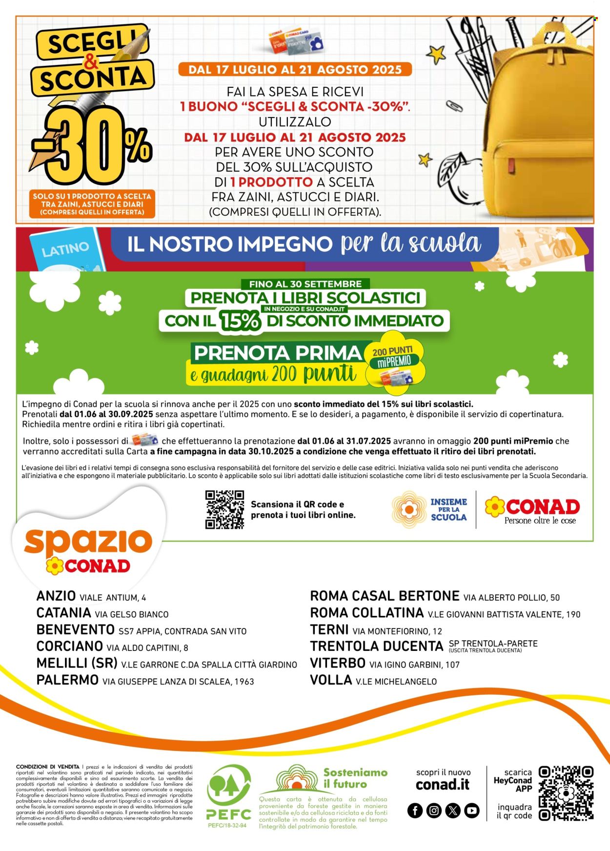 Volantino Spazio Conad - 17/7/2025 - 30/9/2025. Pagina 12