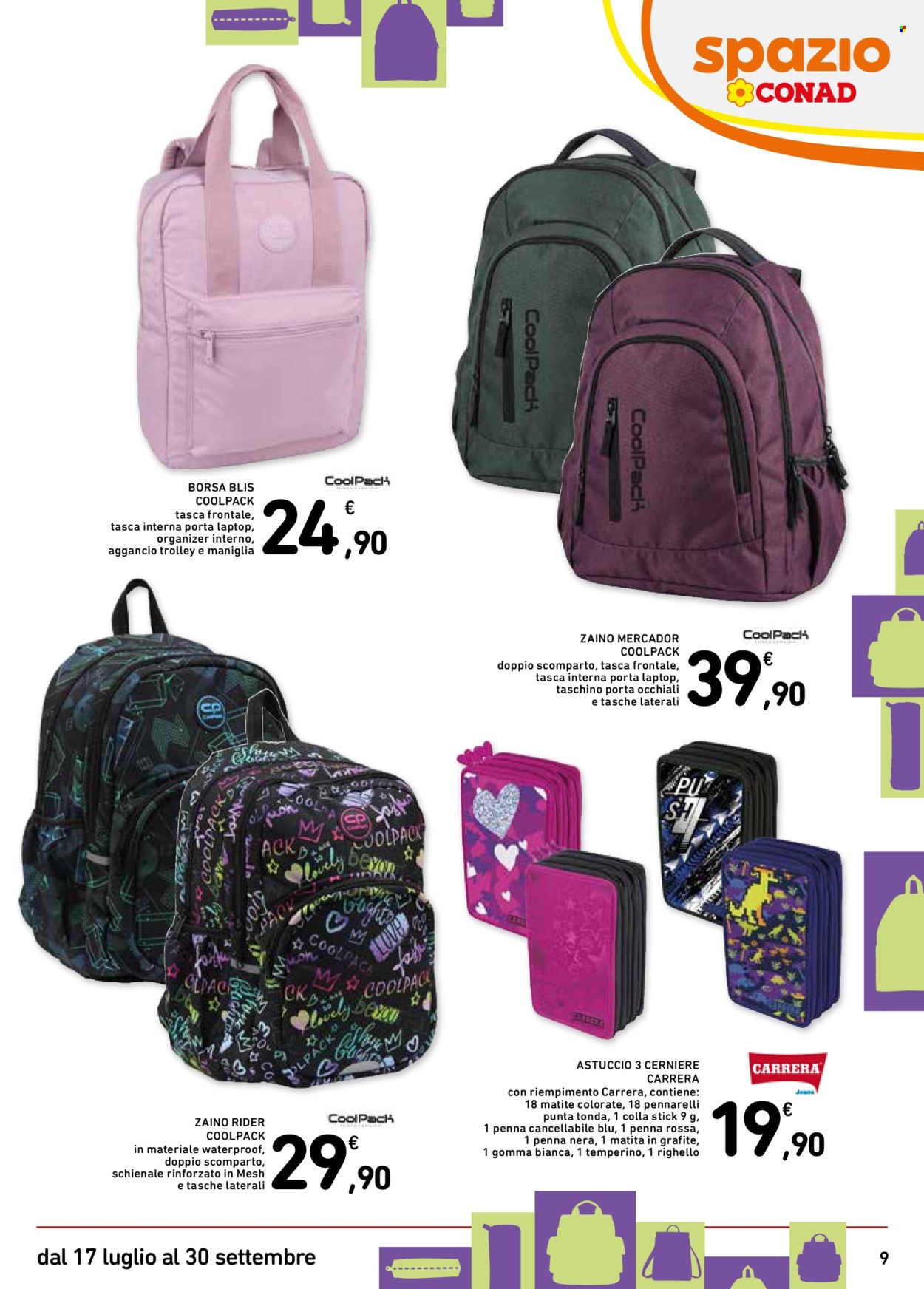Volantino Spazio Conad - 17/7/2025 - 30/9/2025. Pagina 9
