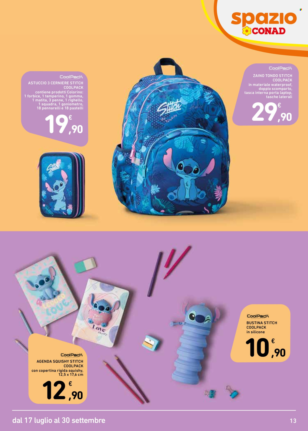 Volantino Spazio Conad - 17/7/2025 - 30/9/2025. Pagina 13