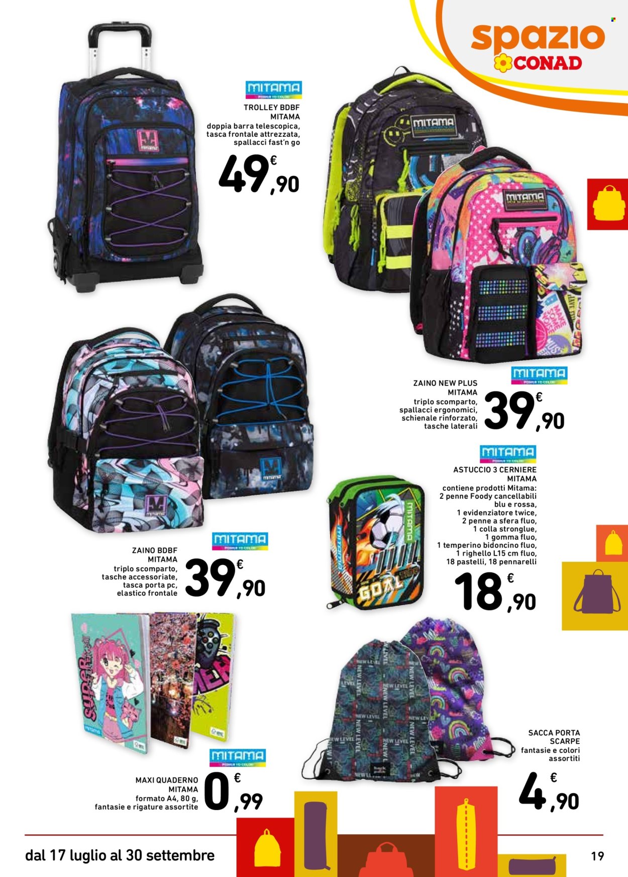 Volantino Spazio Conad - 17/7/2025 - 30/9/2025. Pagina 19