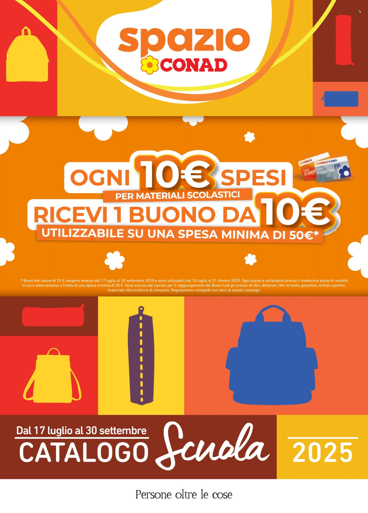 Volantino Spazio Conad - 17/7/2025 - 30/9/2025. Pagina 1