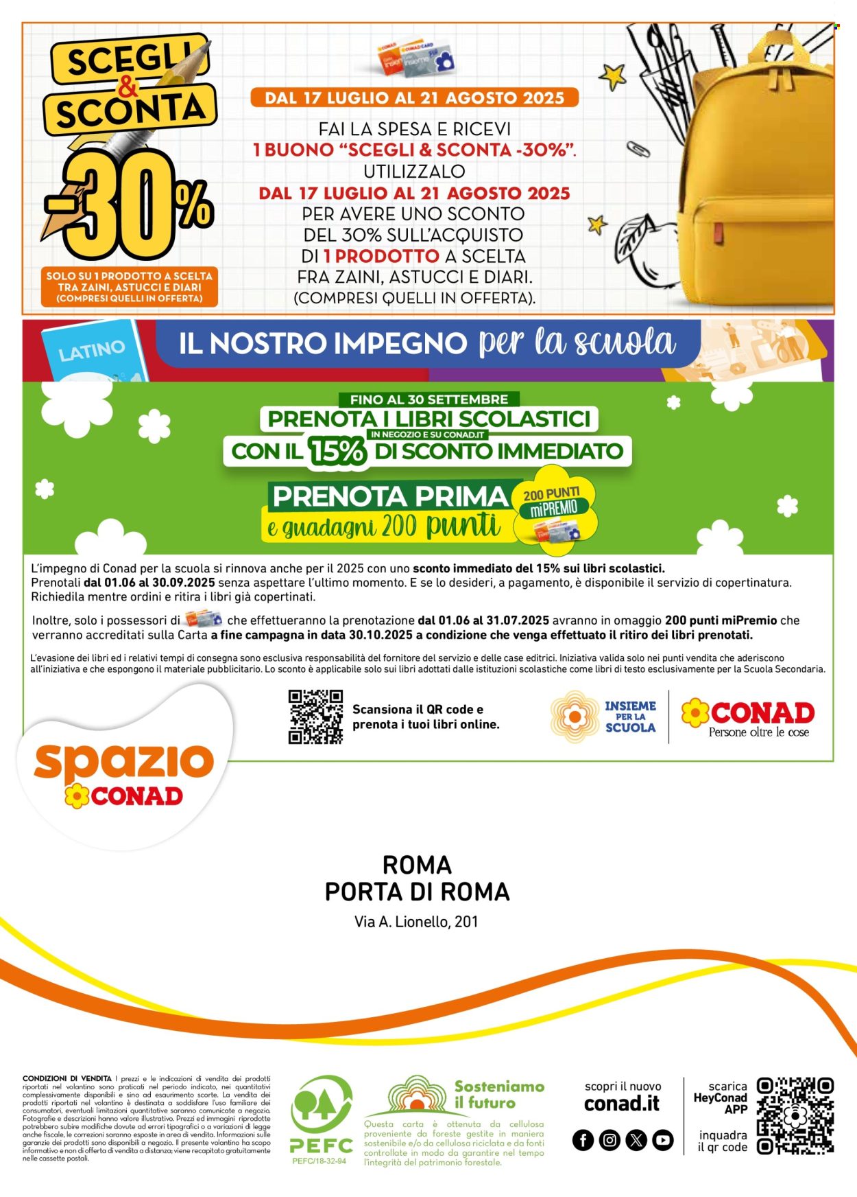 Volantino Spazio Conad - 17/7/2025 - 30/9/2025. Pagina 20