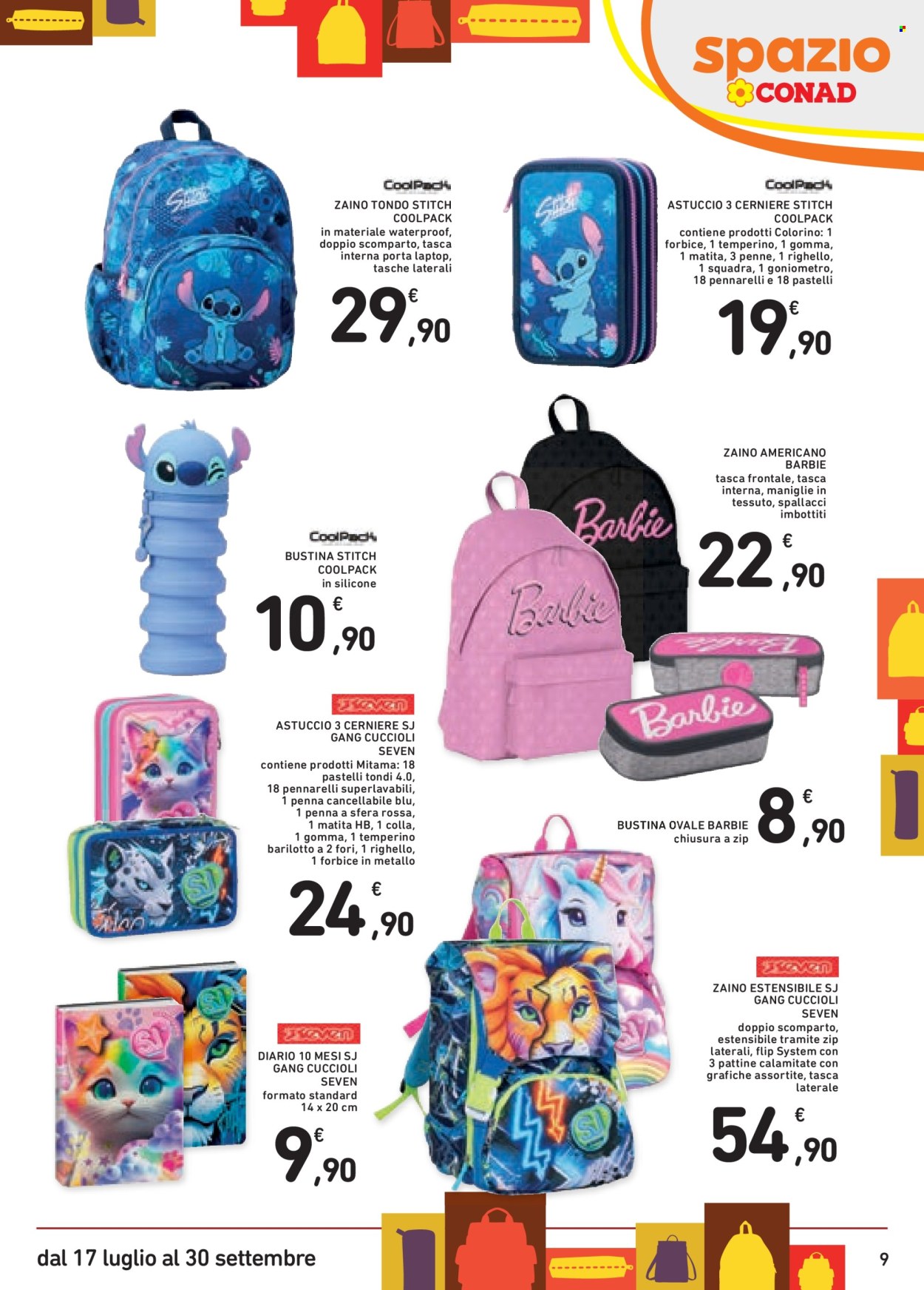 Volantino Spazio Conad - 17/7/2025 - 30/9/2025. Pagina 9