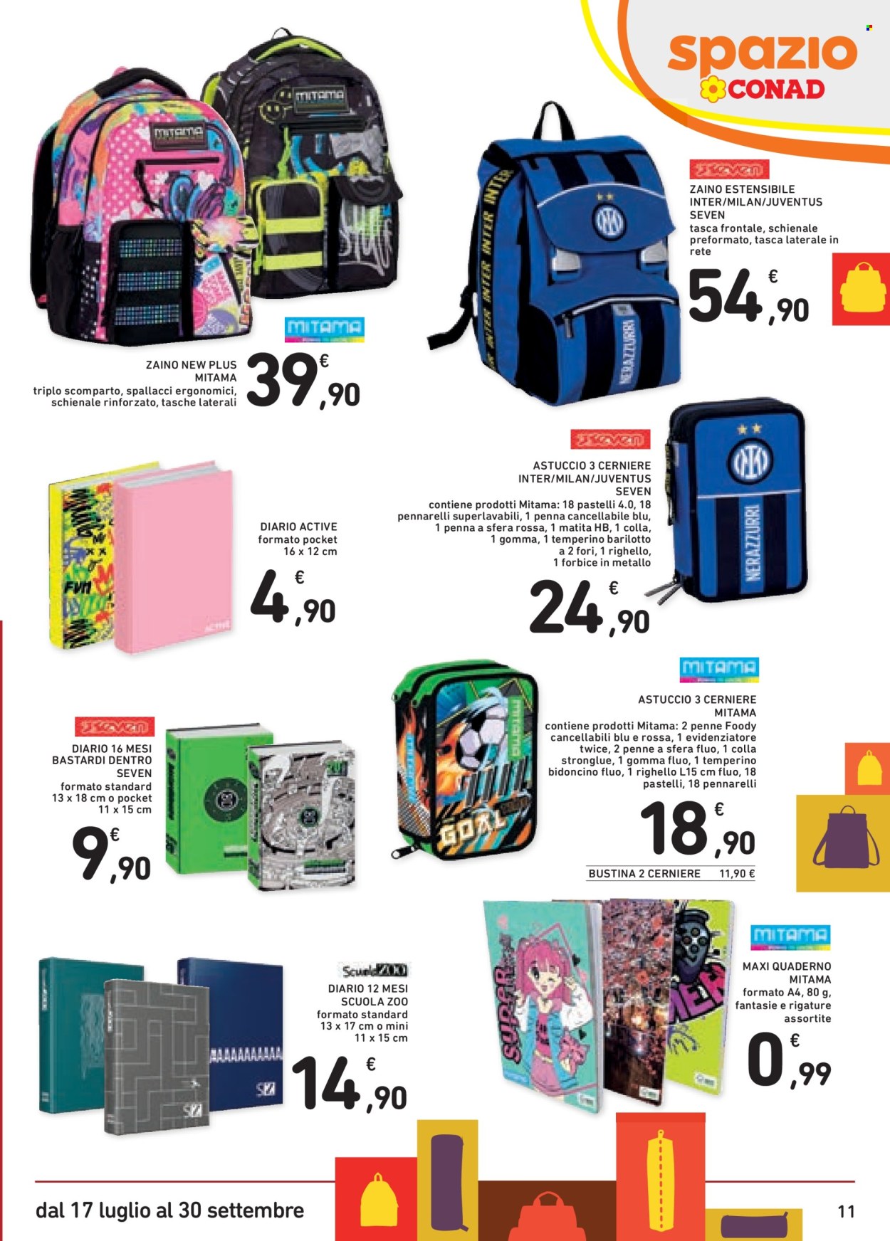 Volantino Spazio Conad - 17/7/2025 - 30/9/2025. Pagina 11
