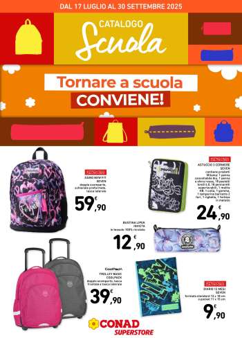 Volantino Conad Superstore - 17/7/2025 - 30/9/2025.