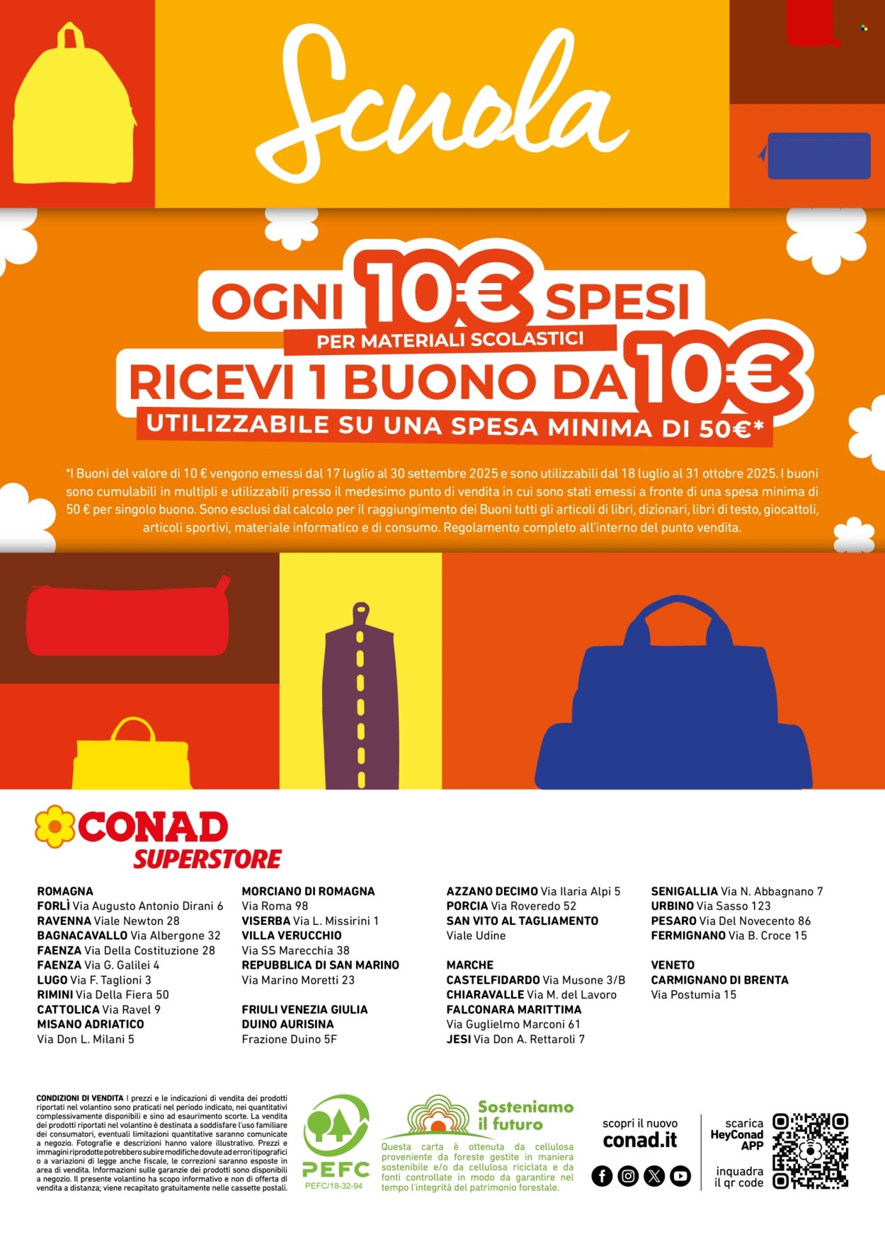 Volantino Conad Superstore - 17/7/2025 - 30/9/2025. Pagina 4
