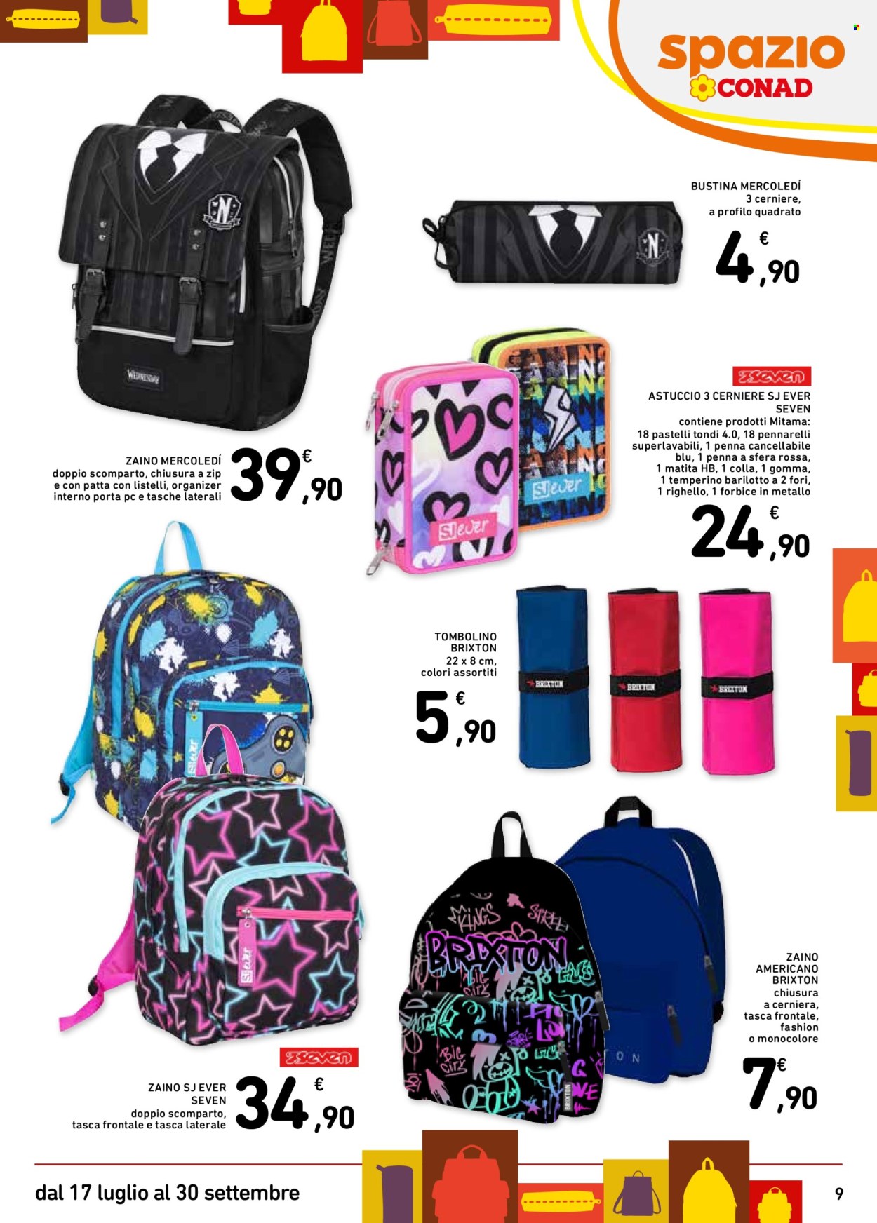 Volantino Spazio Conad - 17/7/2025 - 30/9/2025. Pagina 9
