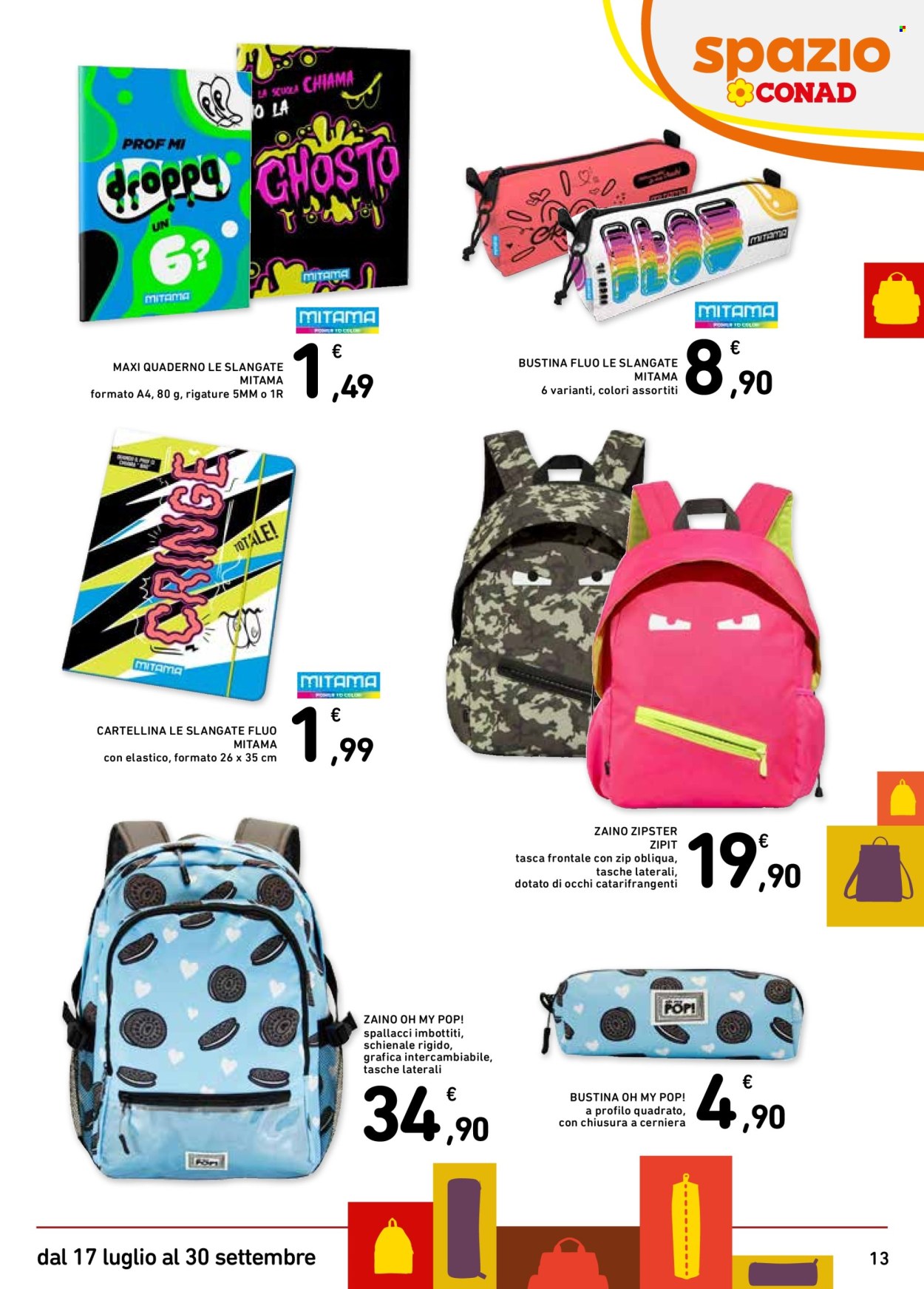 Volantino Spazio Conad - 17/7/2025 - 30/9/2025. Pagina 13