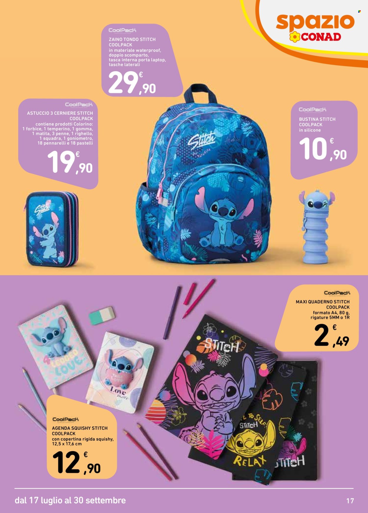Volantino Spazio Conad - 17/7/2025 - 30/9/2025. Pagina 17