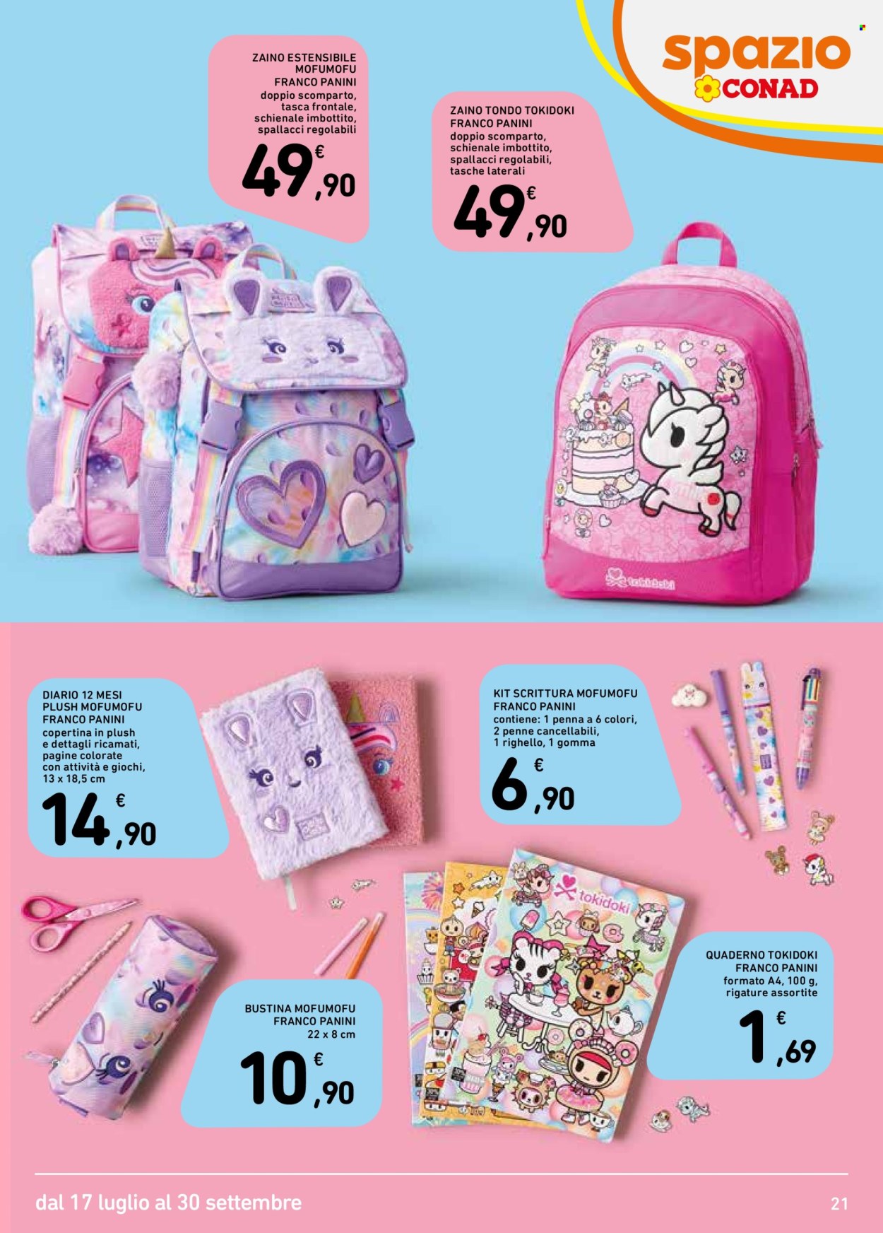 Volantino Spazio Conad - 17/7/2025 - 30/9/2025. Pagina 21