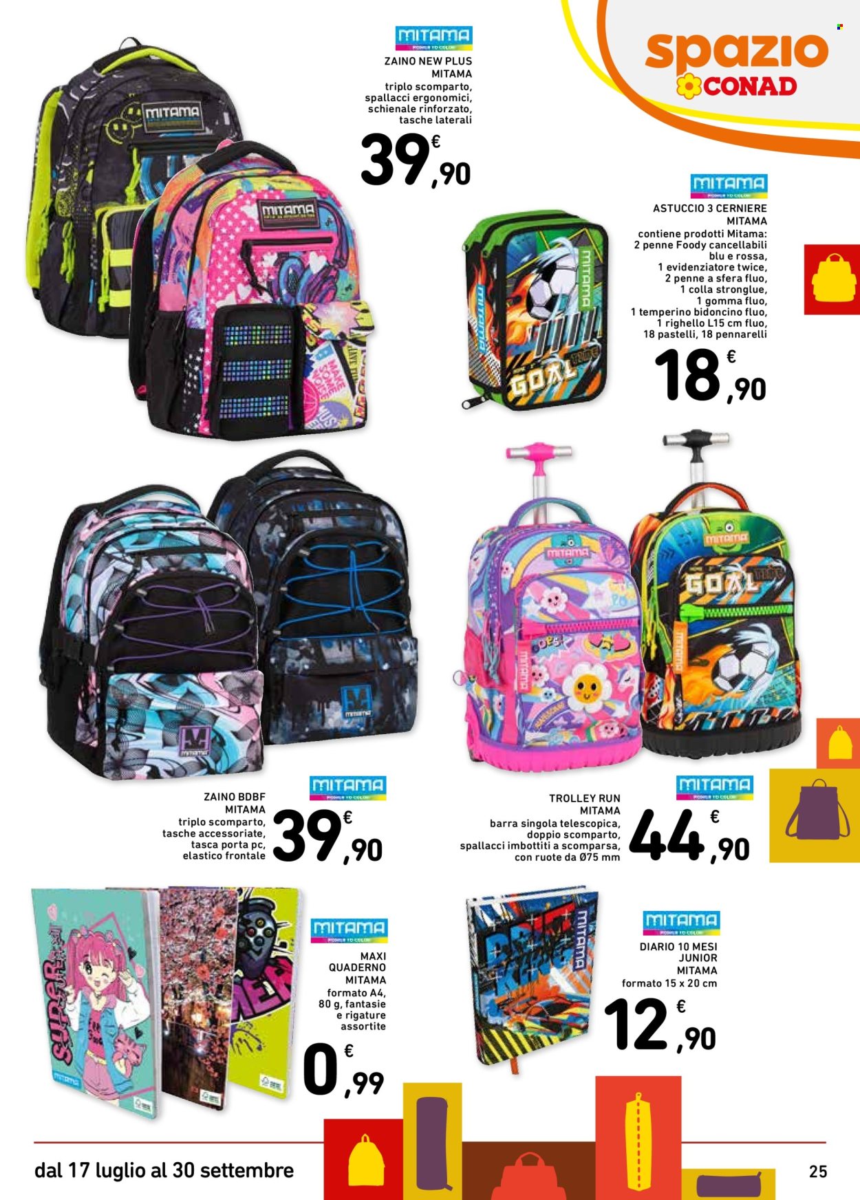 Volantino Spazio Conad - 17/7/2025 - 30/9/2025. Pagina 25
