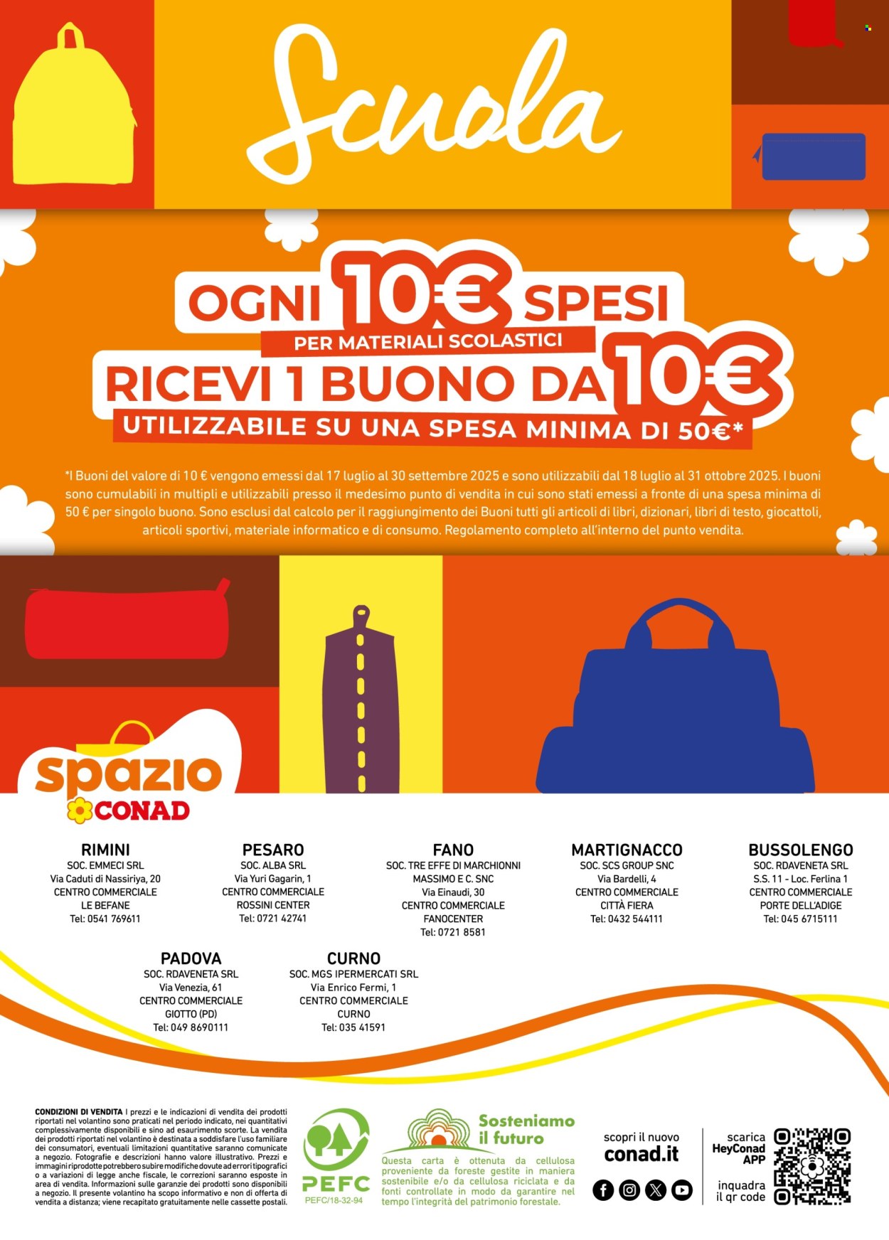 Volantino Spazio Conad - 17/7/2025 - 30/9/2025. Pagina 28