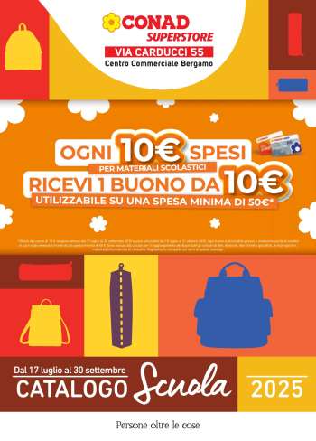 Volantino Conad Superstore - 17/7/2025 - 30/9/2025.