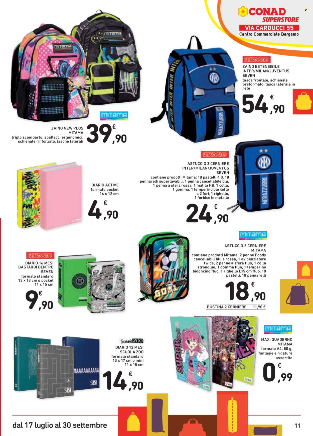 Volantino Conad Superstore - 17/7/2025 - 30/9/2025. Pagina 11