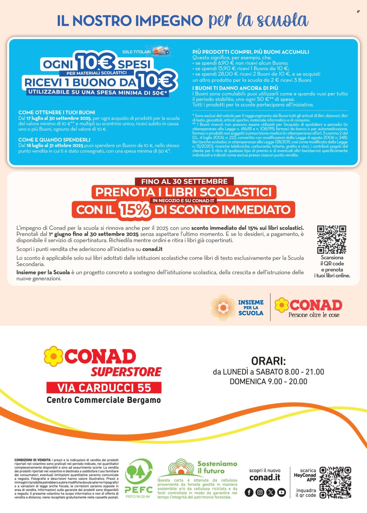 Volantino Conad Superstore - 17/7/2025 - 30/9/2025. Pagina 12
