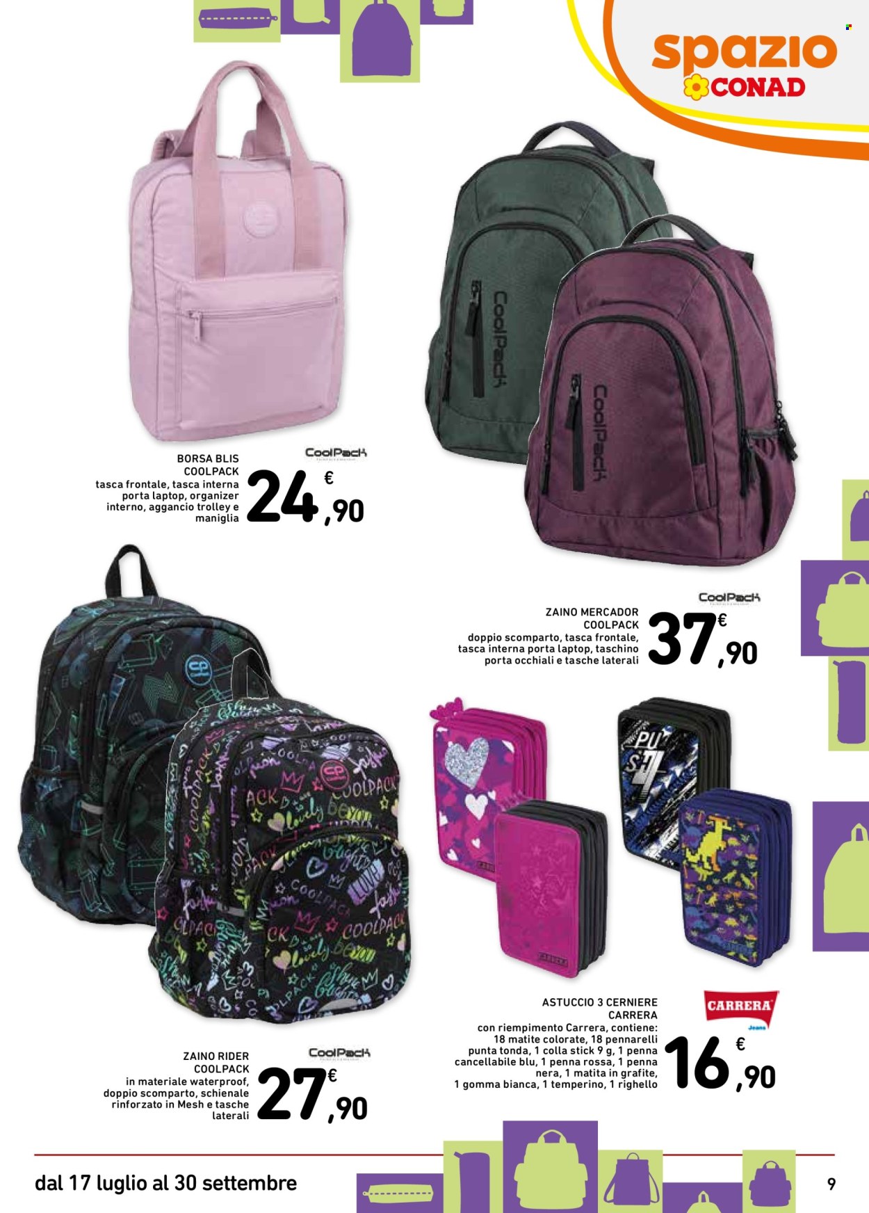 Volantino Spazio Conad - 17/7/2025 - 30/9/2025. Pagina 9