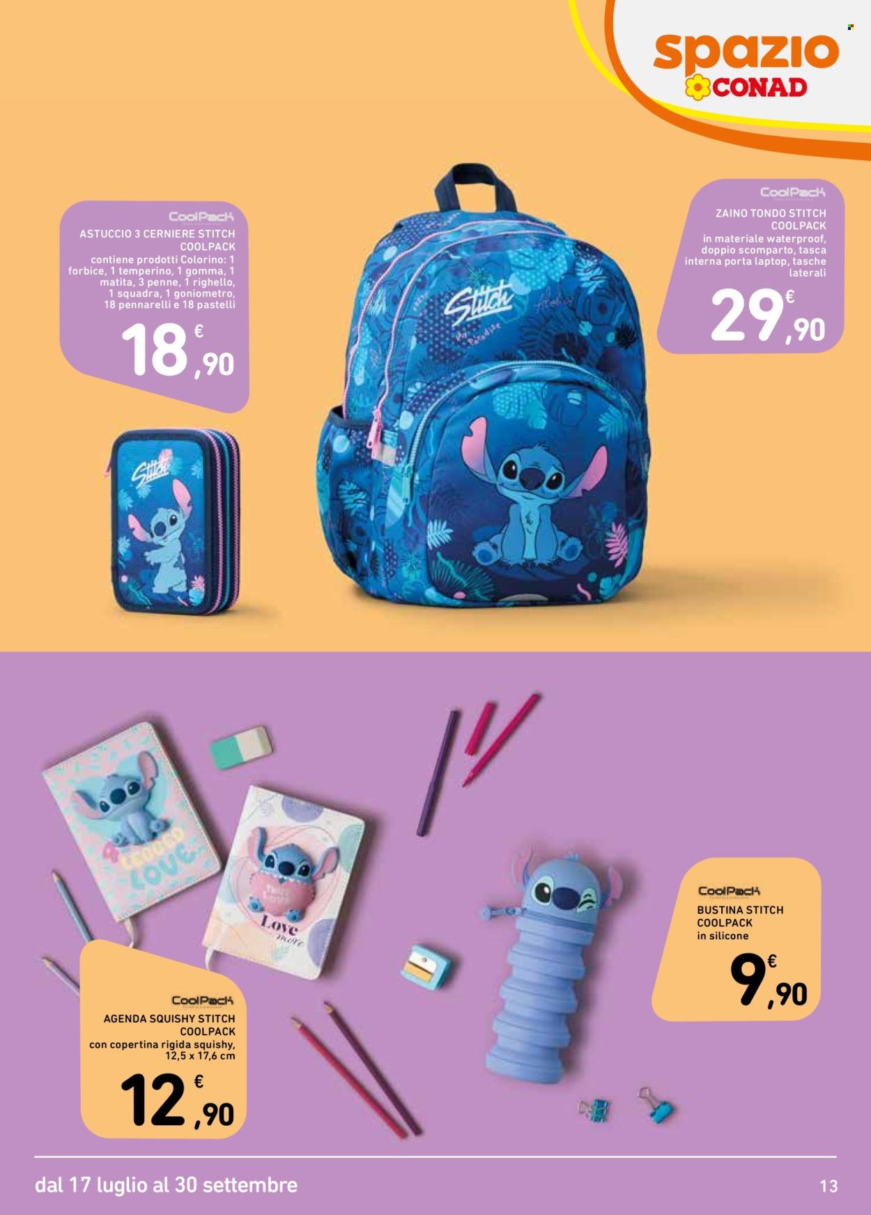 Volantino Spazio Conad - 17/7/2025 - 30/9/2025. Pagina 13