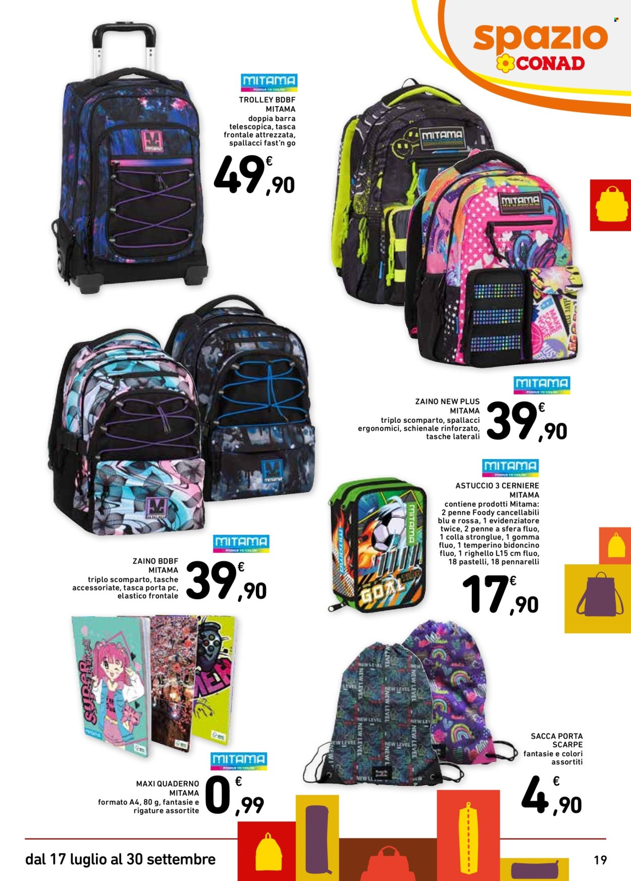 Volantino Spazio Conad - 17/7/2025 - 30/9/2025. Pagina 19
