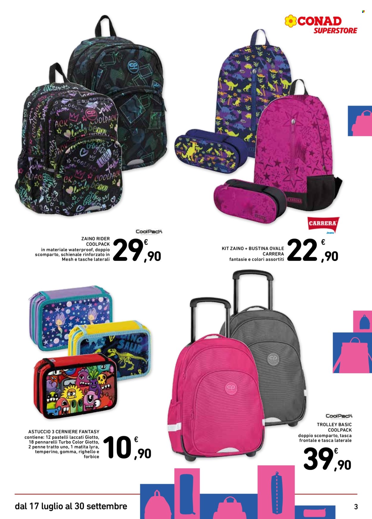 Volantino Conad Superstore - 17/7/2025 - 30/9/2025. Pagina 3